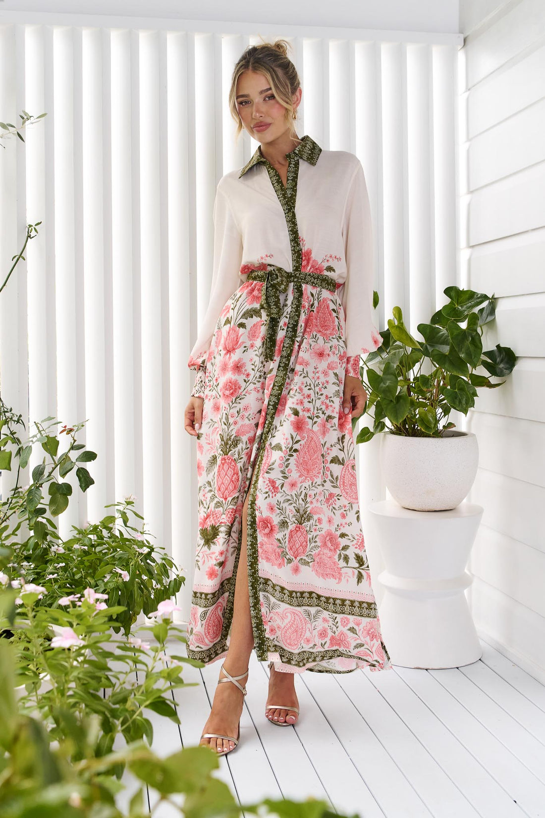 Rosalie Maxi Shirt Dress