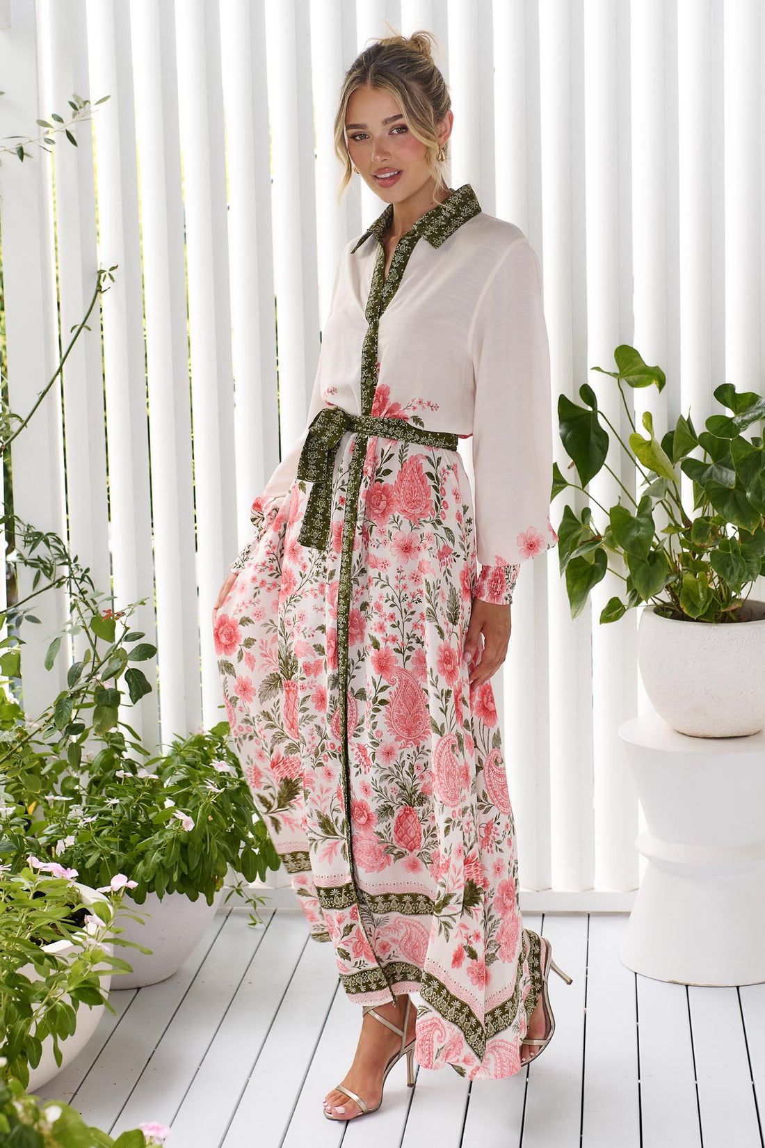 Rosalie Maxi Shirt Dress