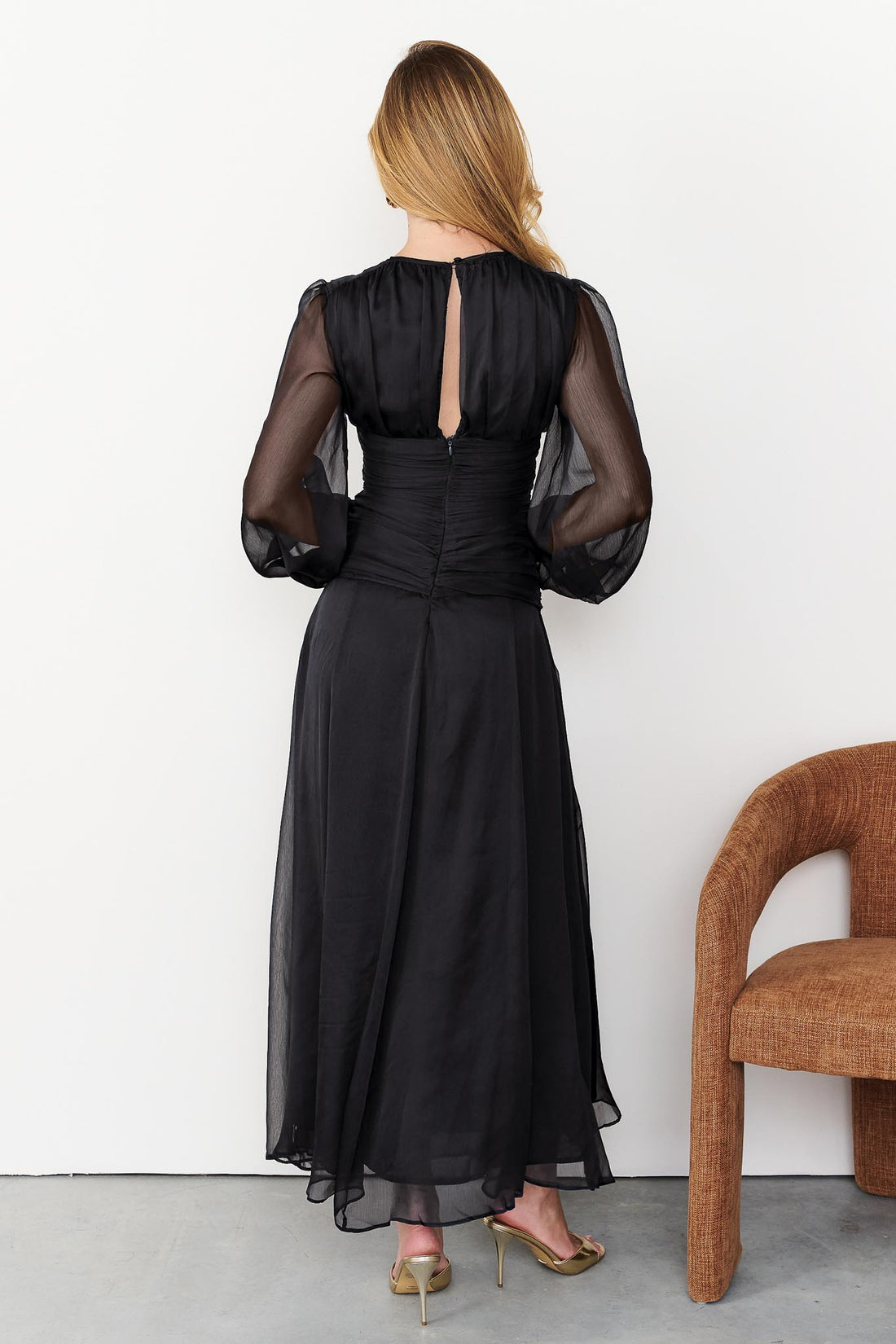 Sabine Maxi Dress - Black - Exclusive - PREORDER **