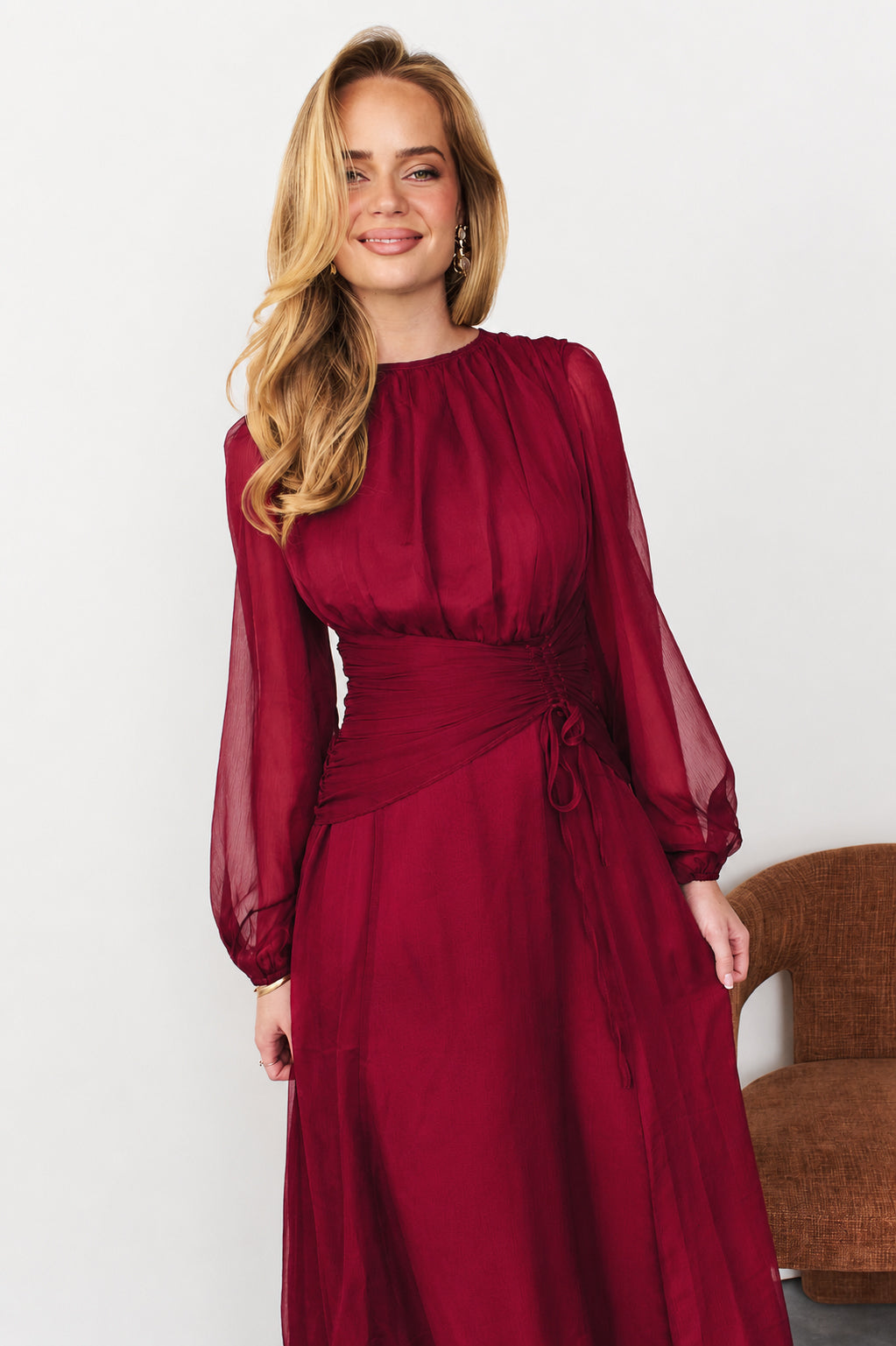 PREORDER | Sabine Maxi Dress - Ruby - Exclusive