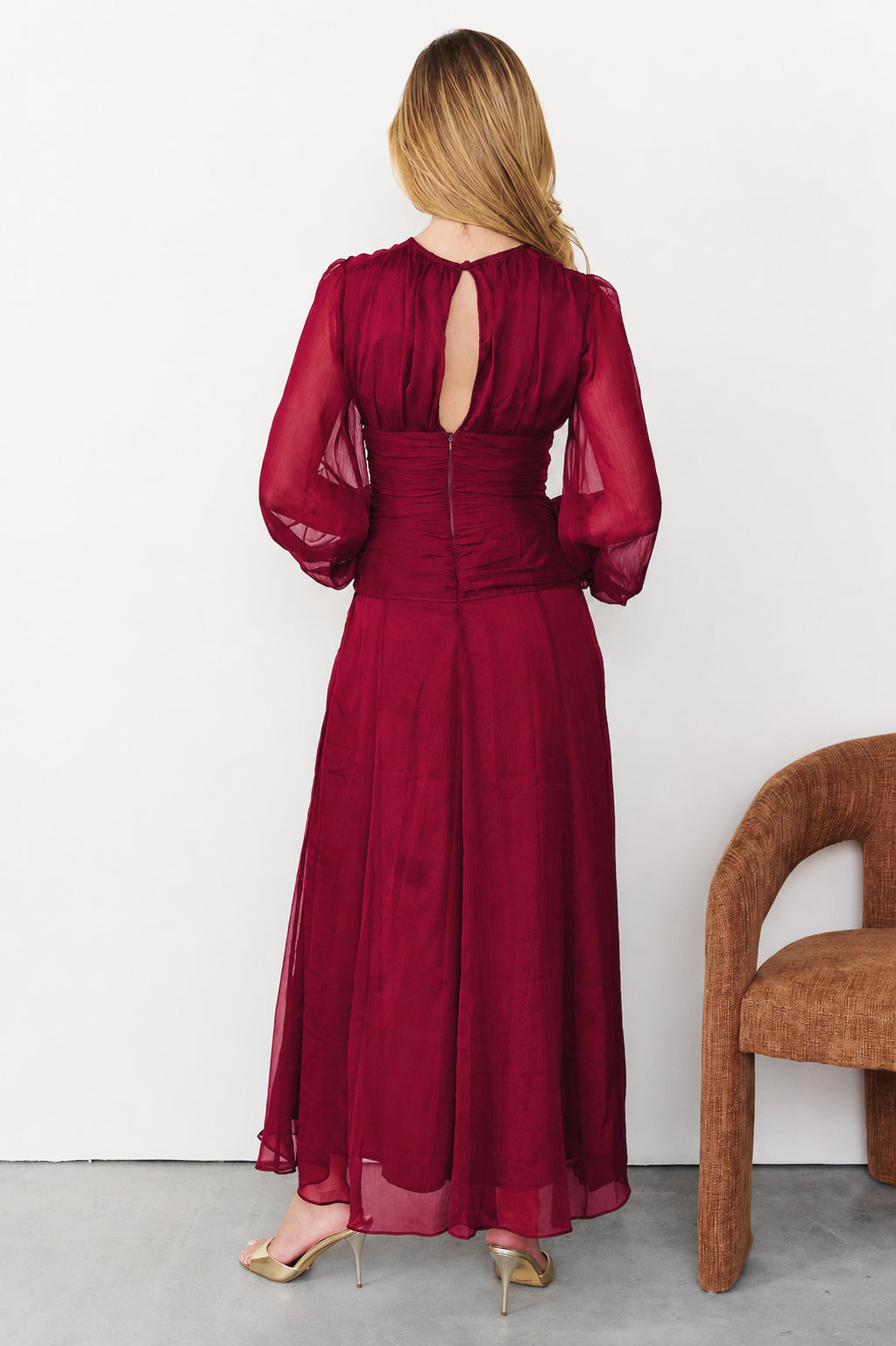 PREORDER | Sabine Maxi Dress - Ruby - Exclusive