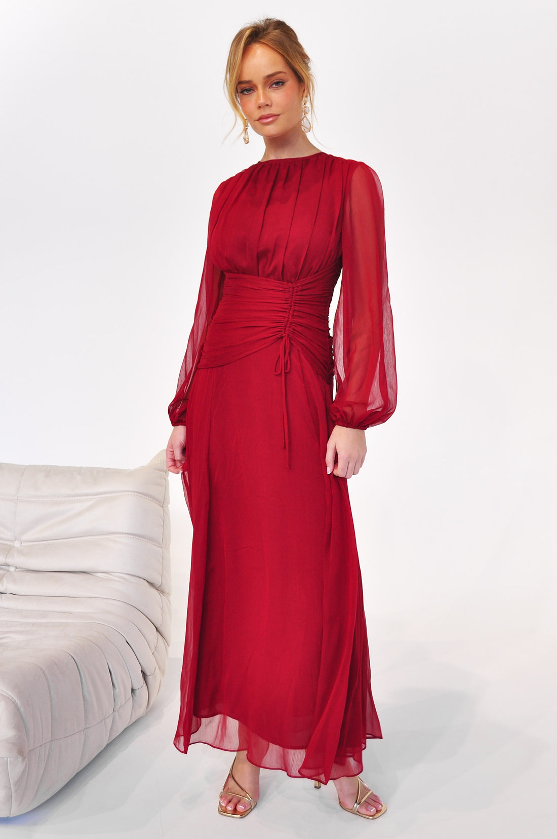 Sabine Maxi Dress - Ruby - Exclusive
