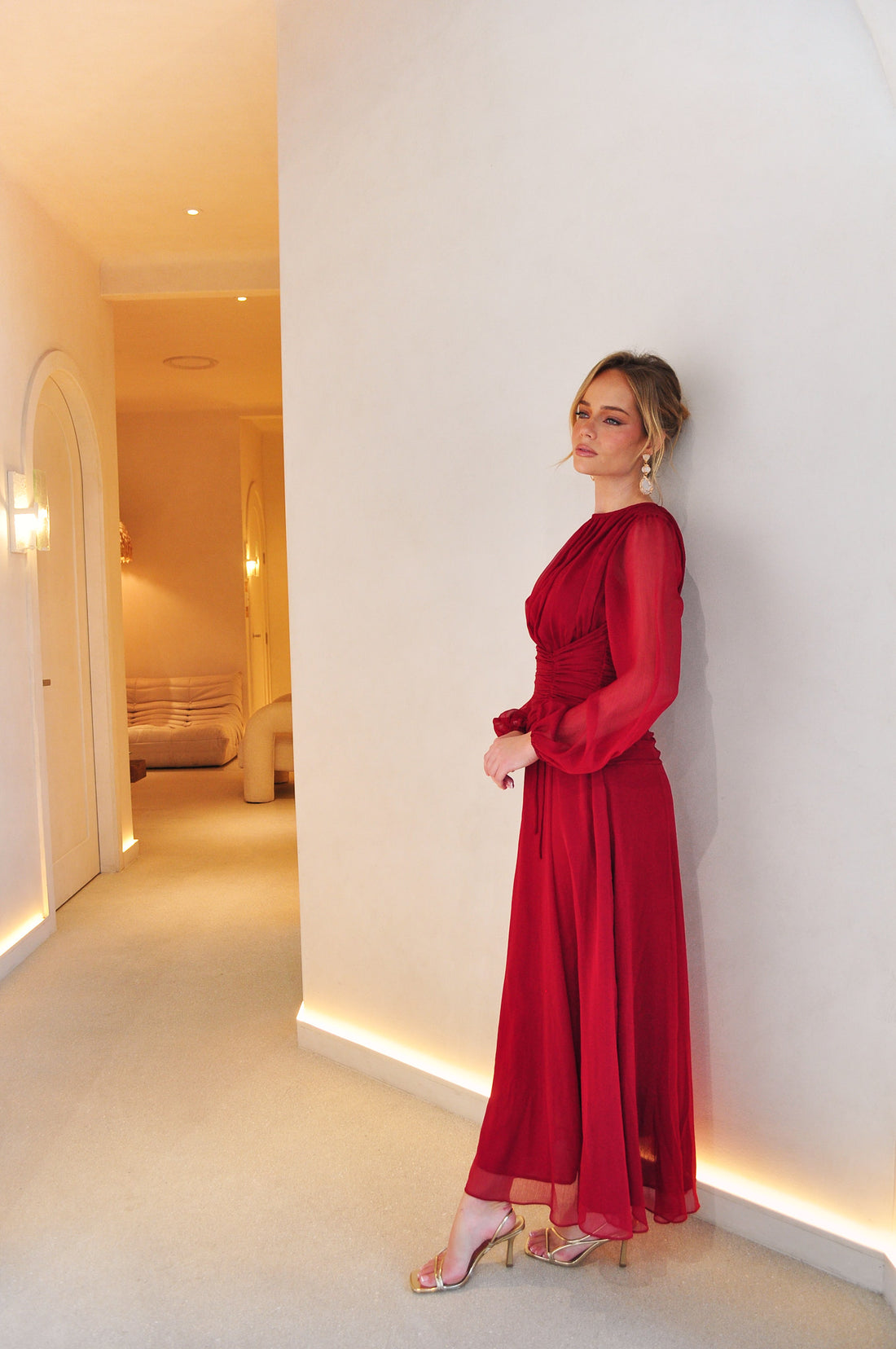Sabine Maxi Dress - Ruby - Exclusive