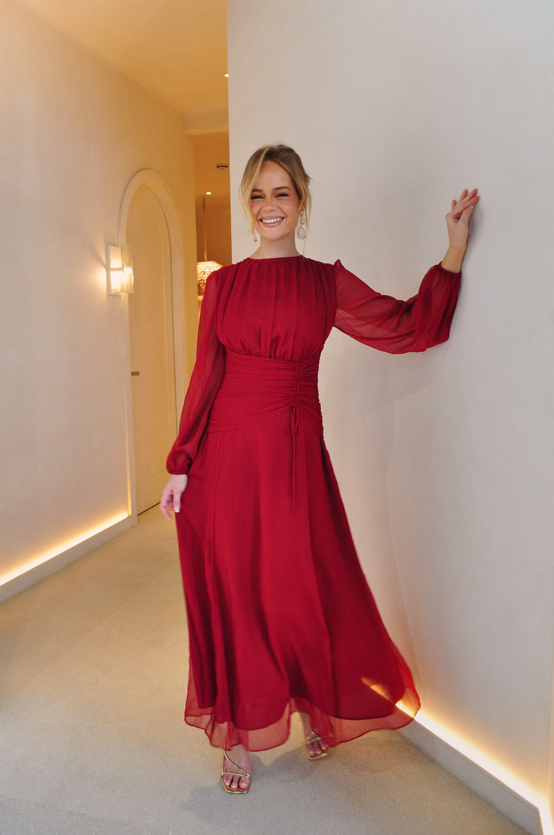 Sabine Maxi Dress - Ruby - Exclusive
