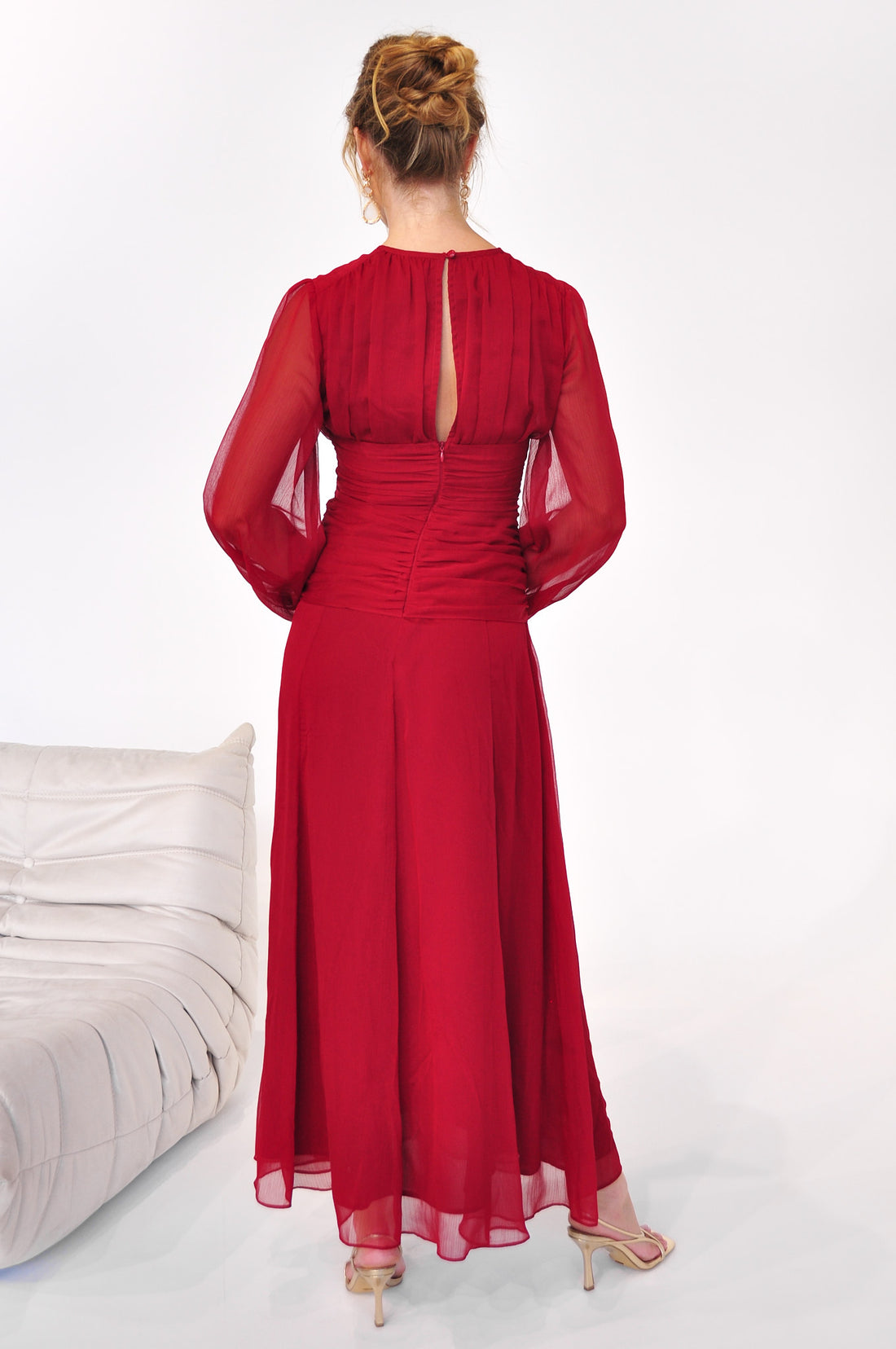 Sabine Maxi Dress - Ruby - Exclusive