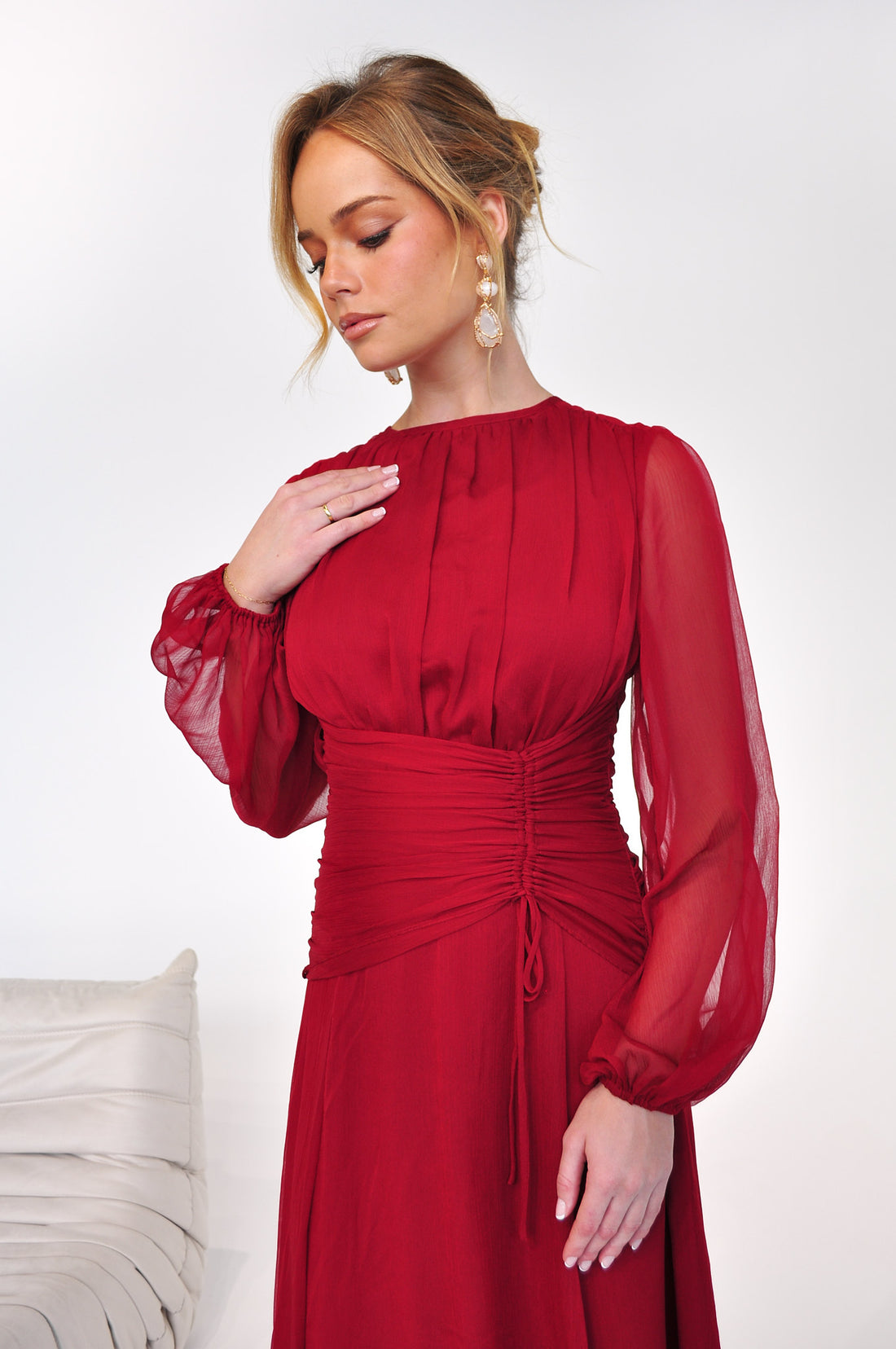 Sabine Maxi Dress - Ruby - Exclusive
