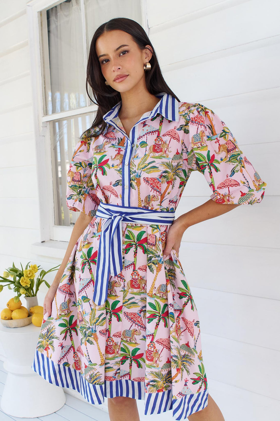 Safari Cotton Dress