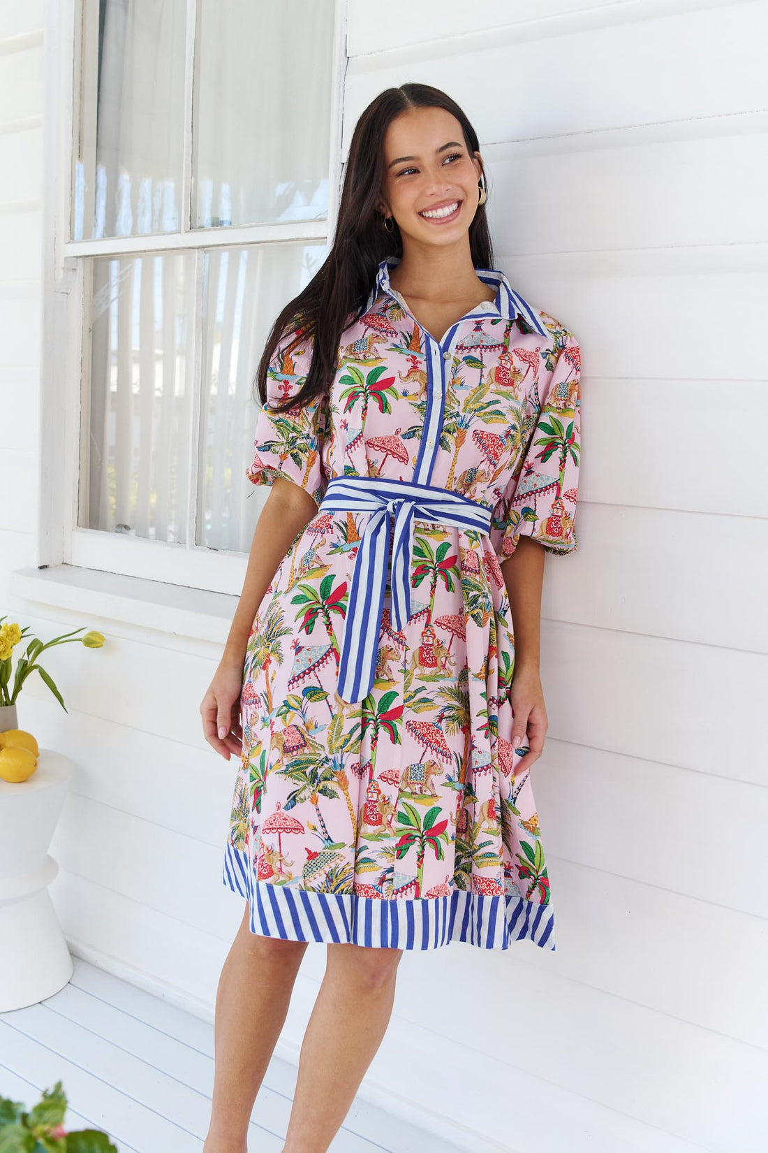 Safari Cotton Dress