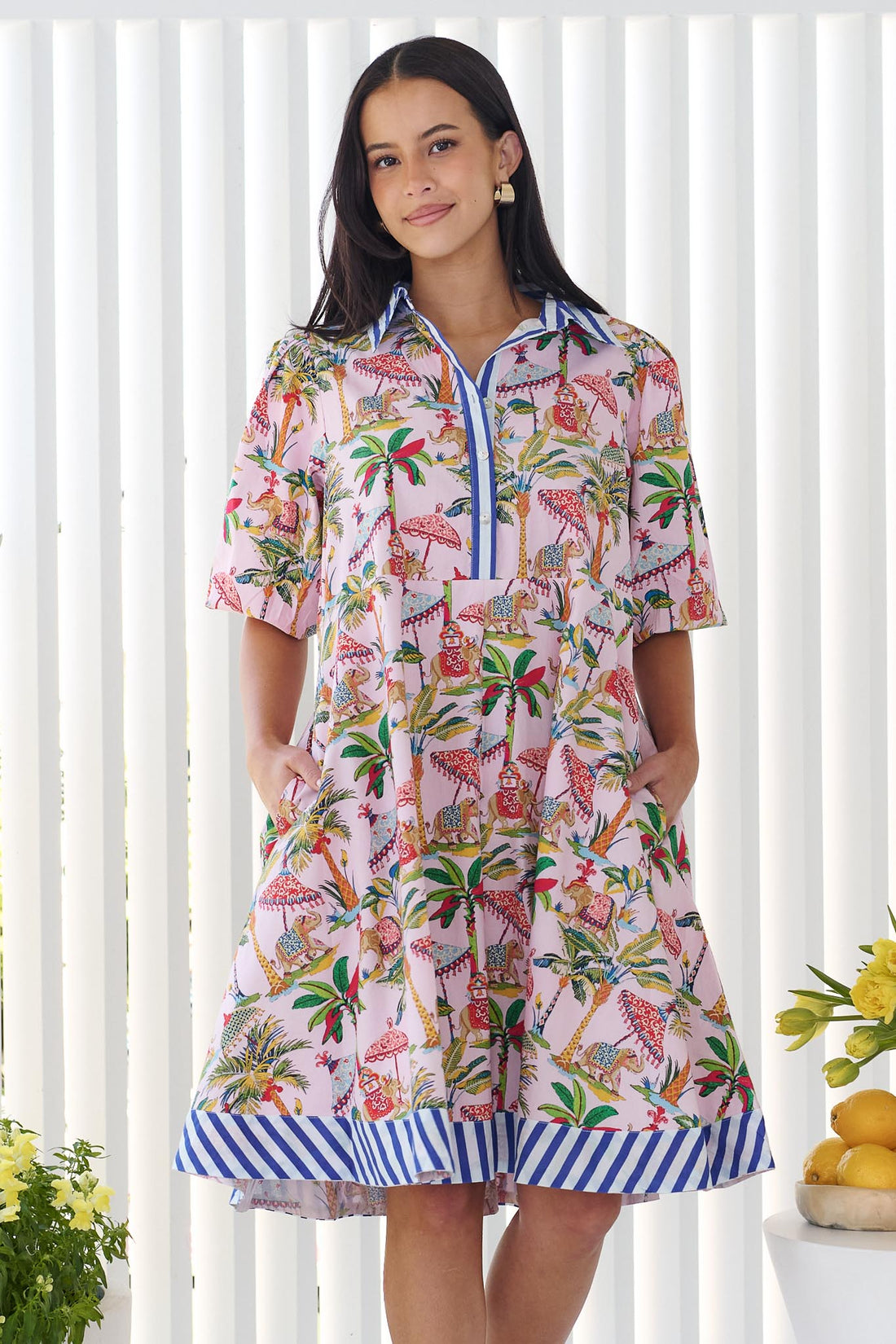Safari Cotton Dress