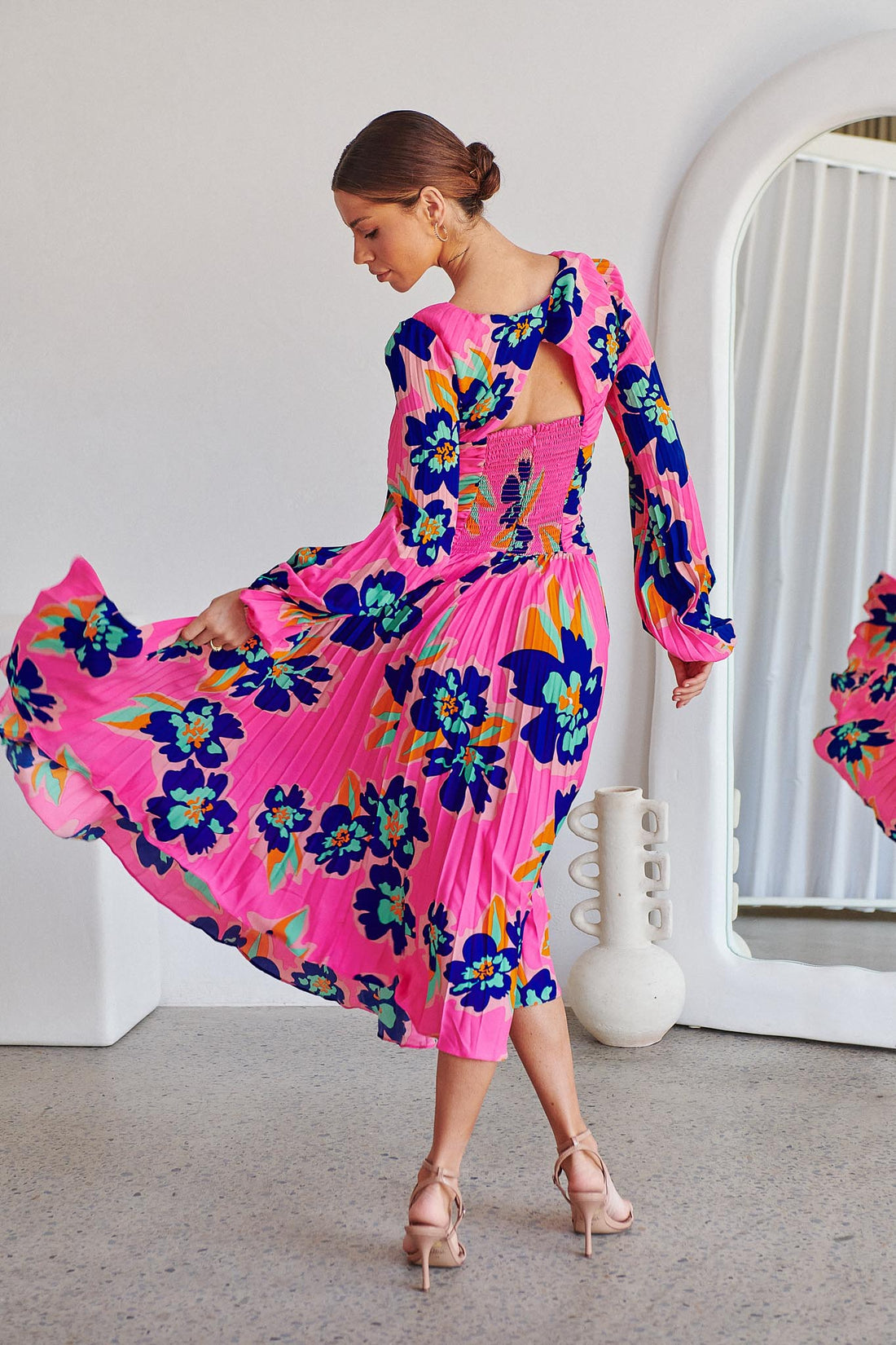Sakura Pleat Dress - SALE