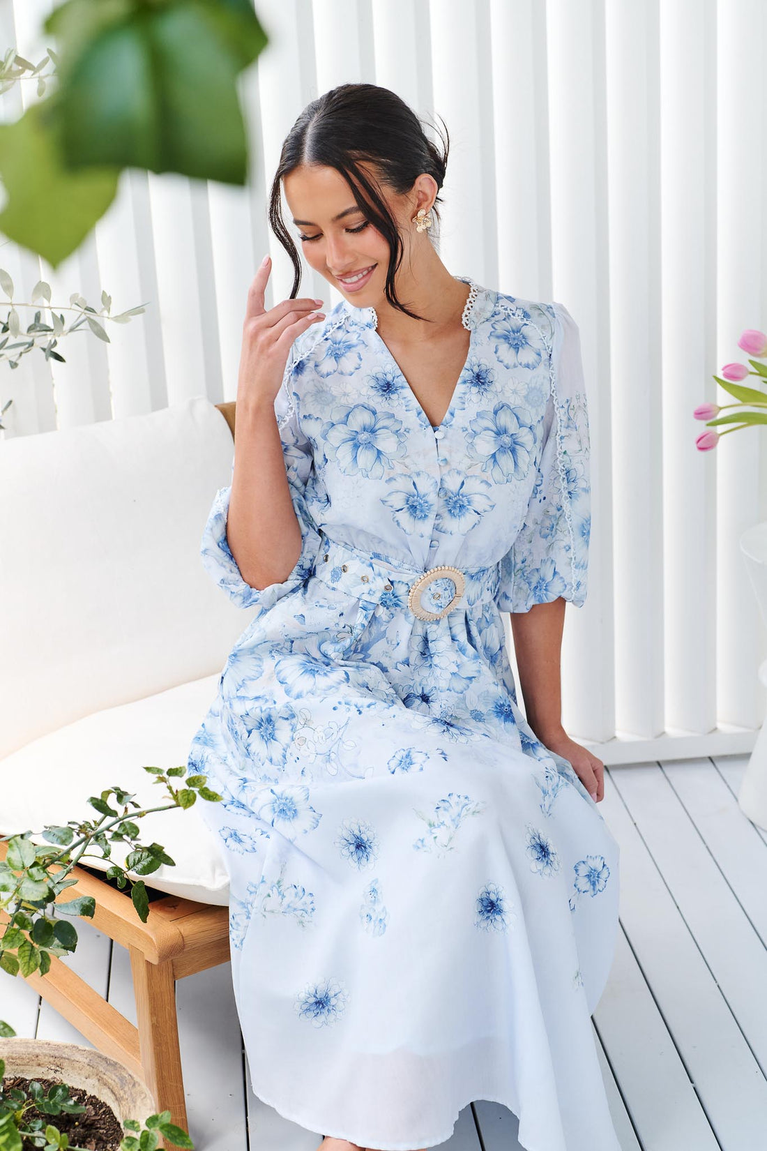 Sapphire Midi Dress