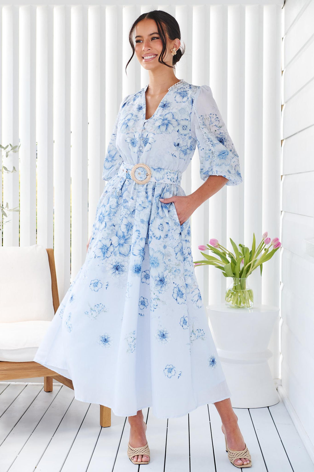 Sapphire Midi Dress