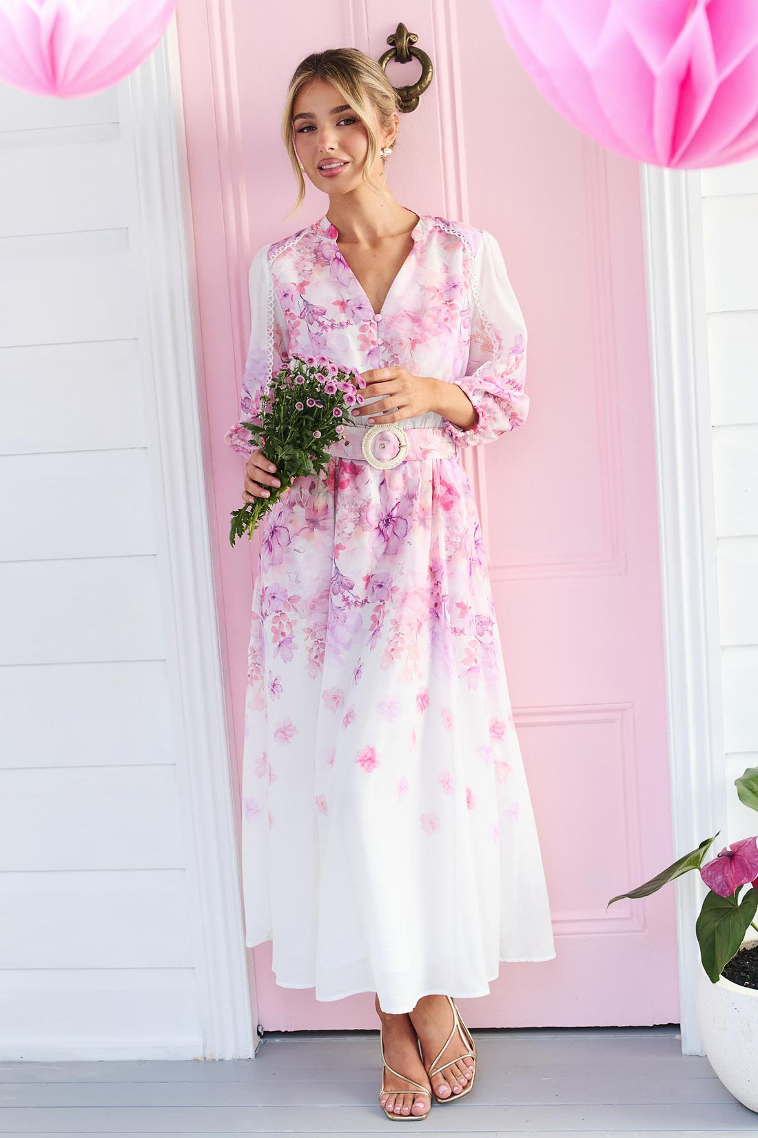Sapphire Midi Dress - Willow Bloom