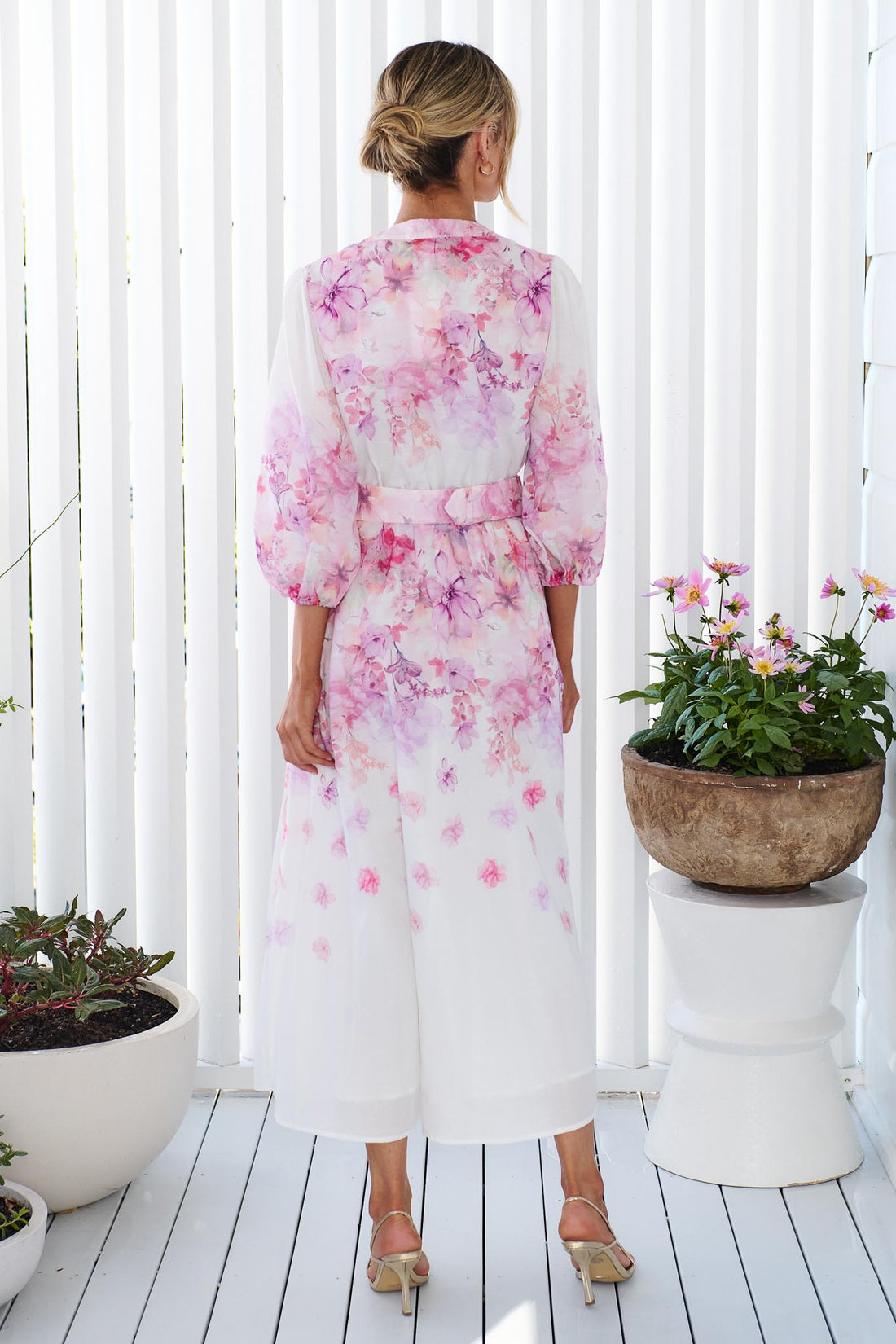 Sapphire Midi Dress - Willow Bloom