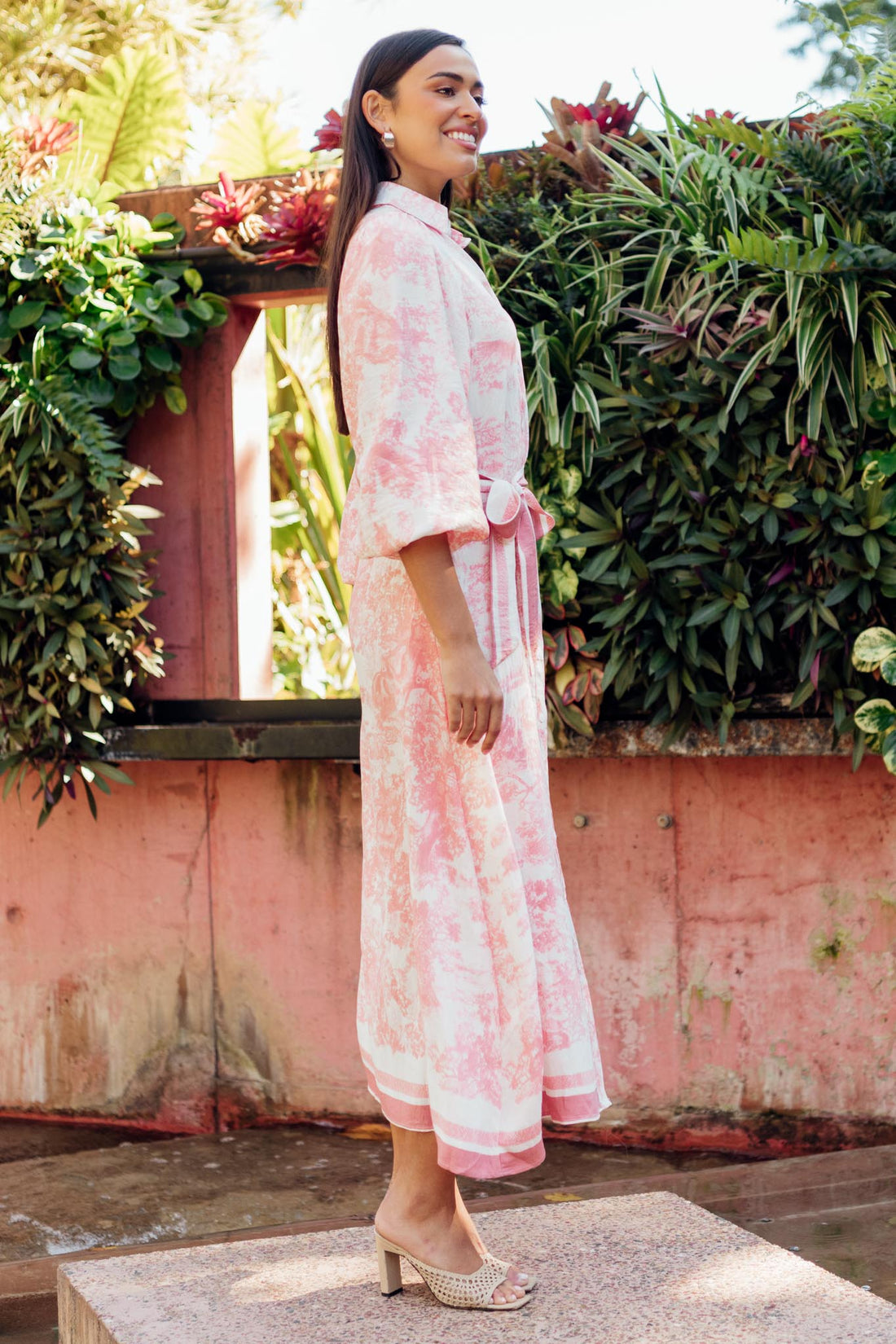 Serafina Dress - Dusty Rose