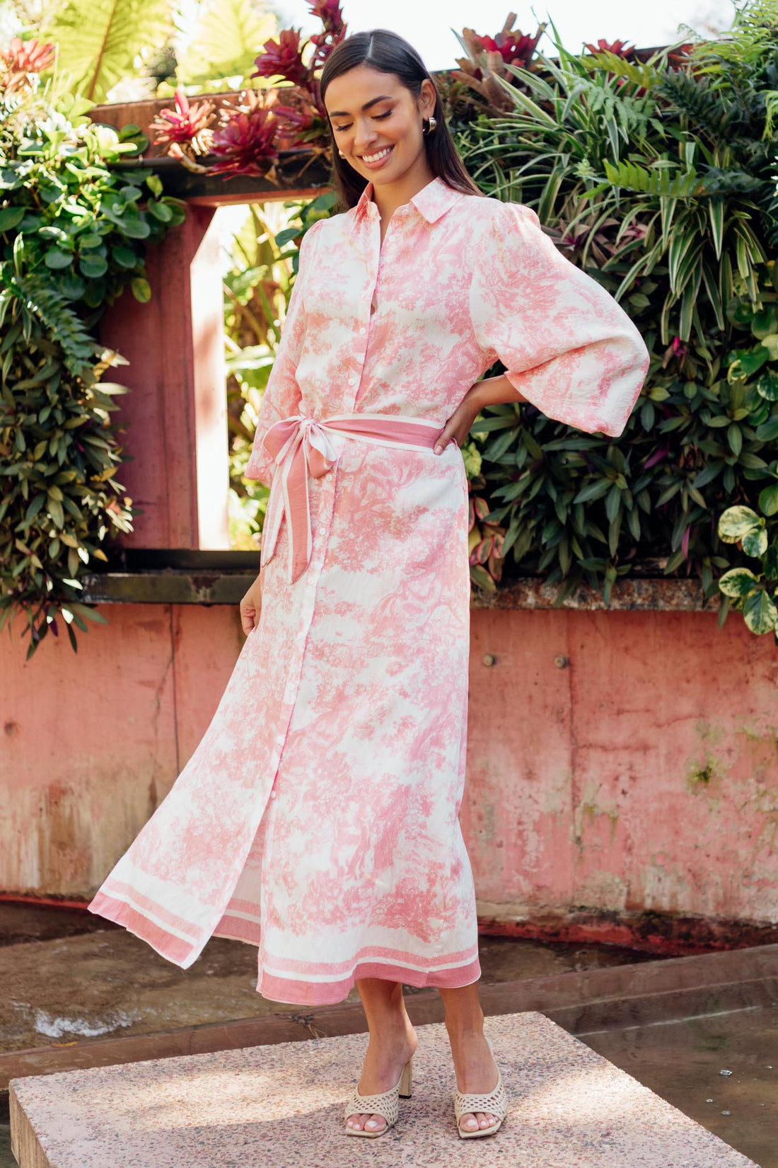 Serafina Dress - Dusty Rose