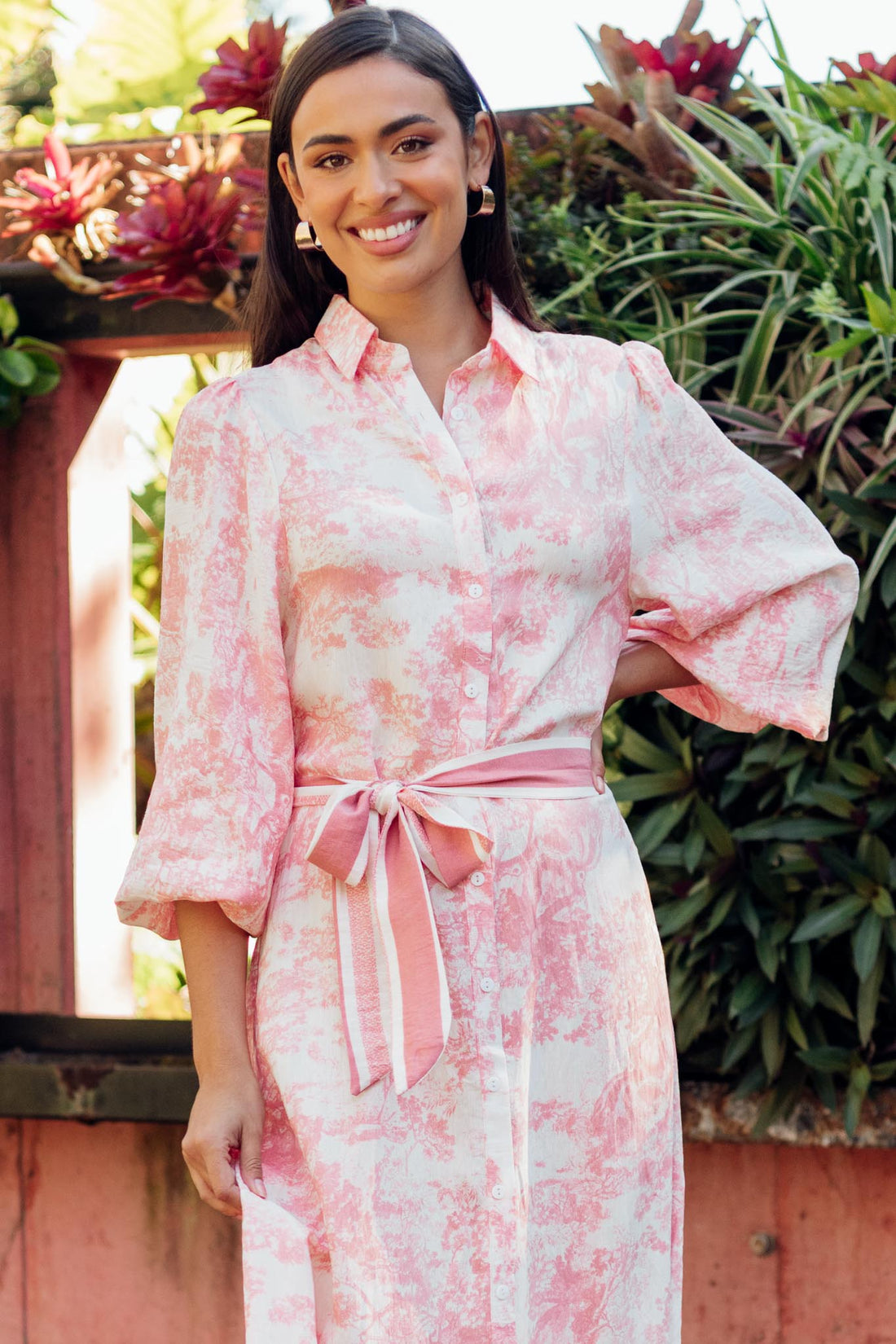 Serafina Dress - Dusty Rose
