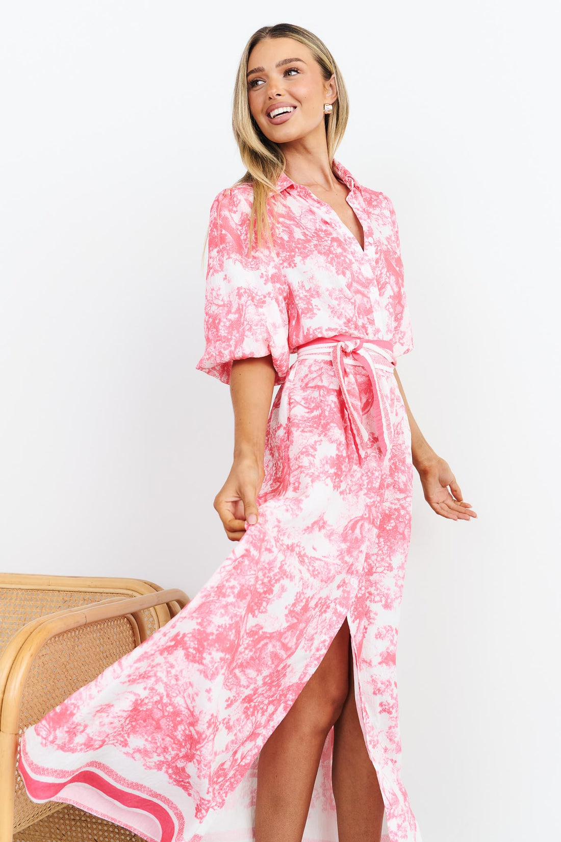Serafina Dress - Pink - FINAL SALE minnie + MAXXIE Serafina Dress - Pink - FINAL SALE minnie + MAXXIE