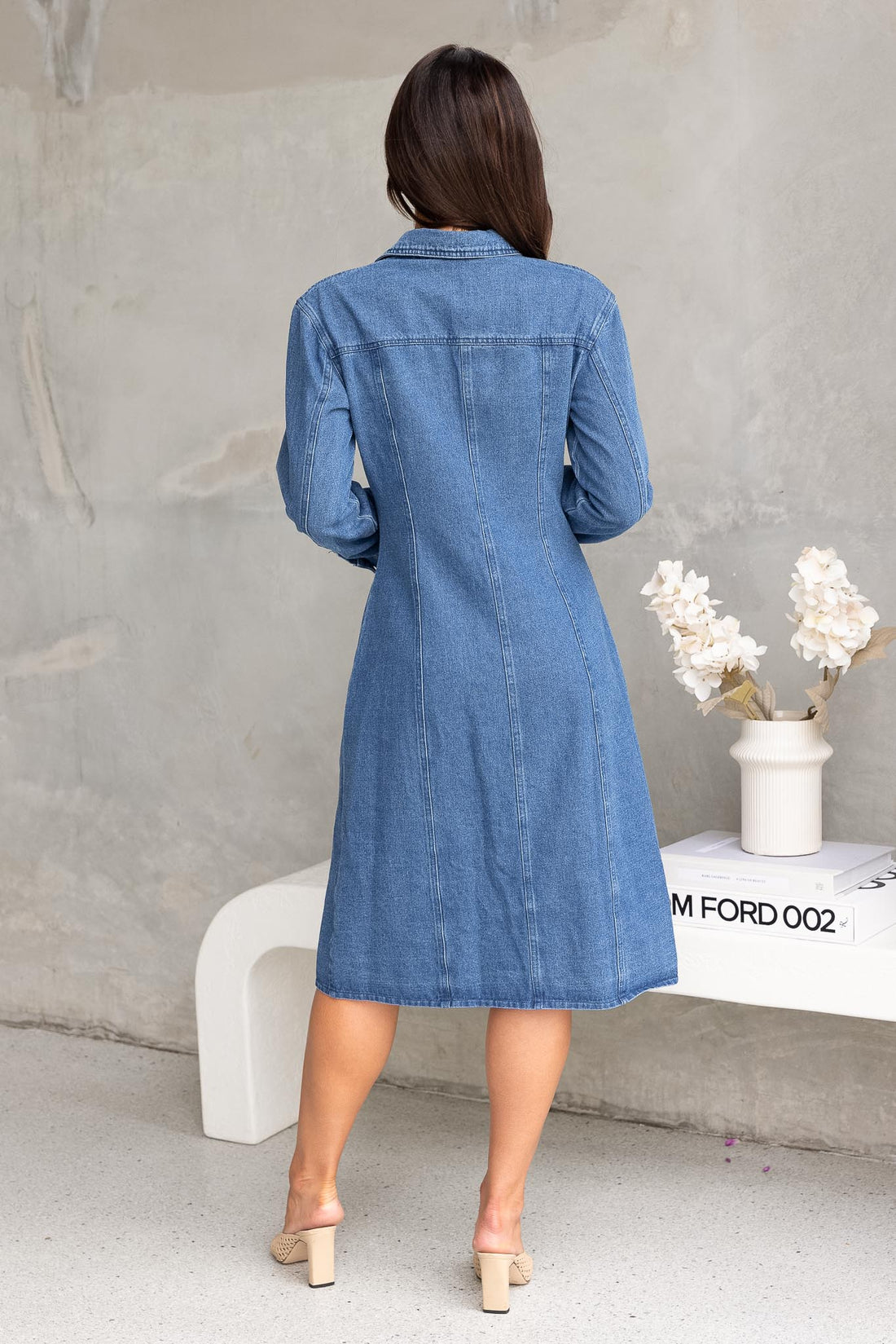 Siena Denim Dress - FINAL SALE