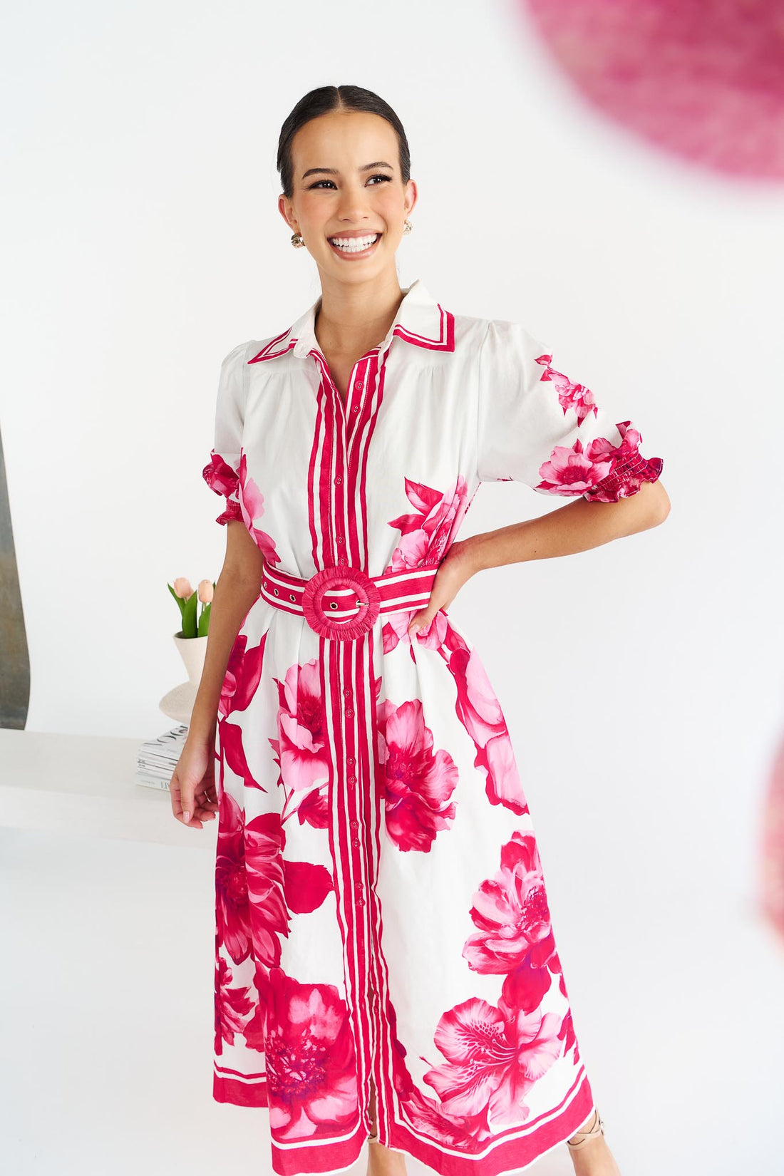 Sienna Maxi Dress - Ruby