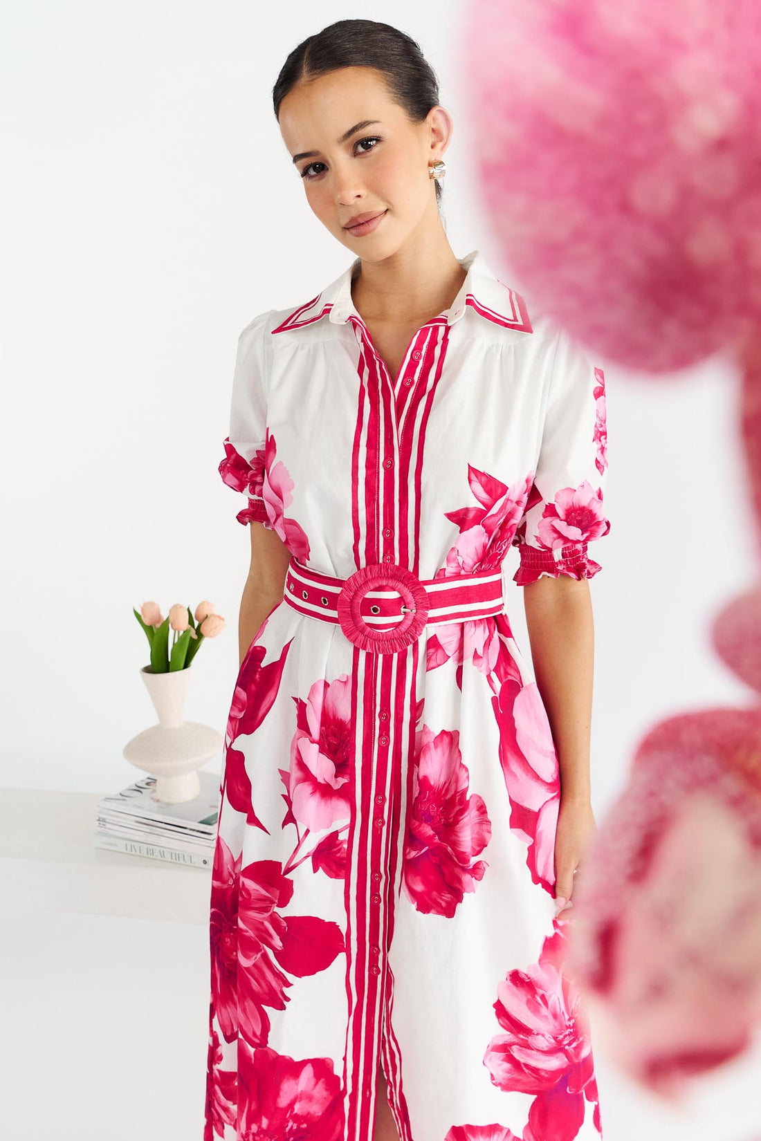 Sienna Maxi Dress - Ruby