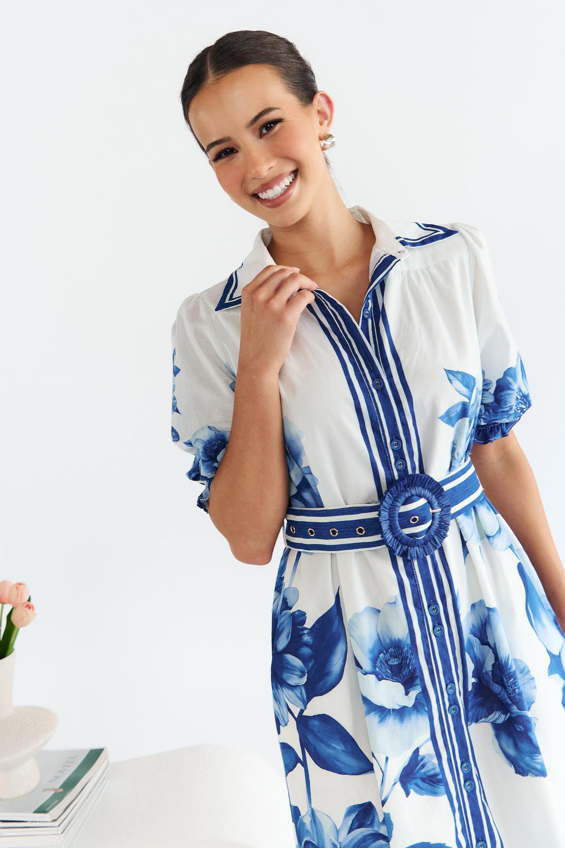 Sienna Maxi Dress - Azure Blue