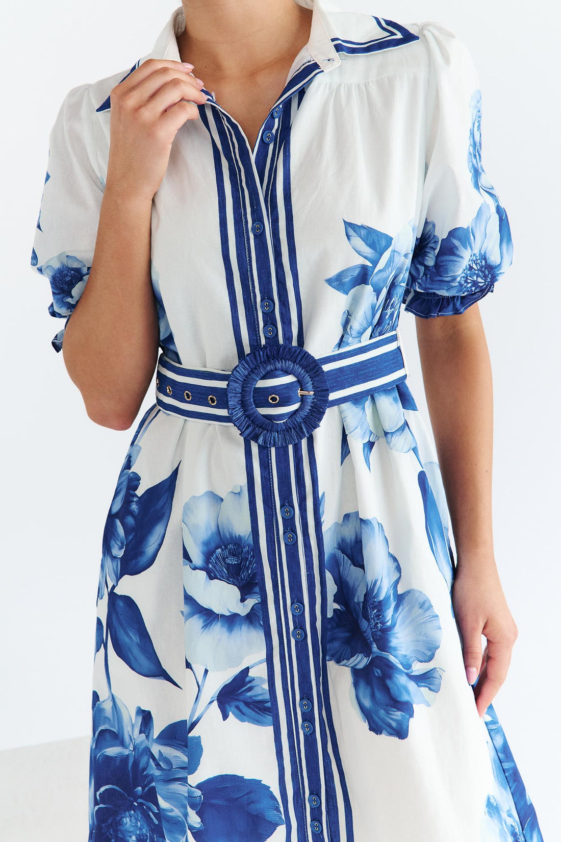 Sienna Maxi Dress - Azure Blue