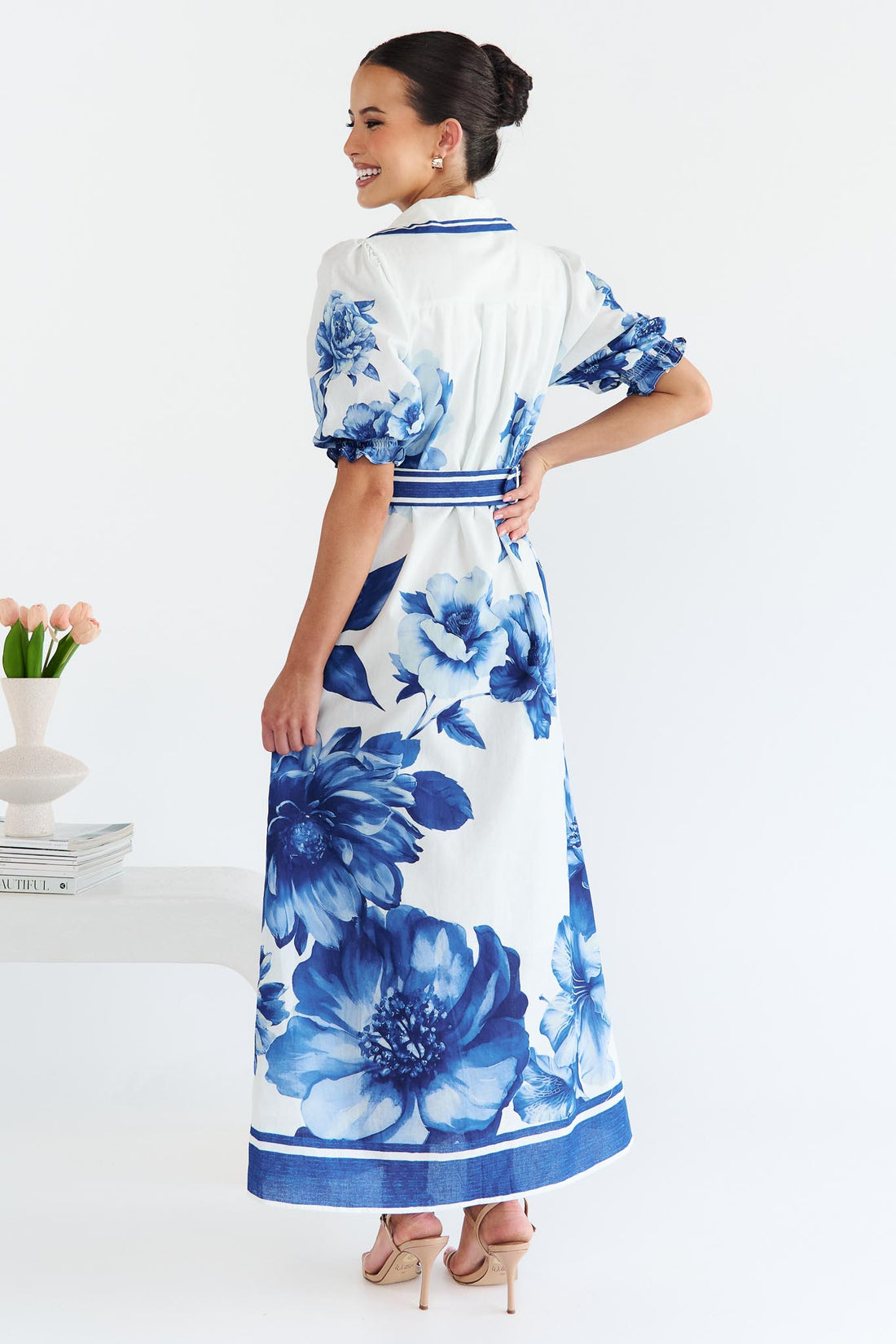 Sienna Maxi Dress - Azure Blue