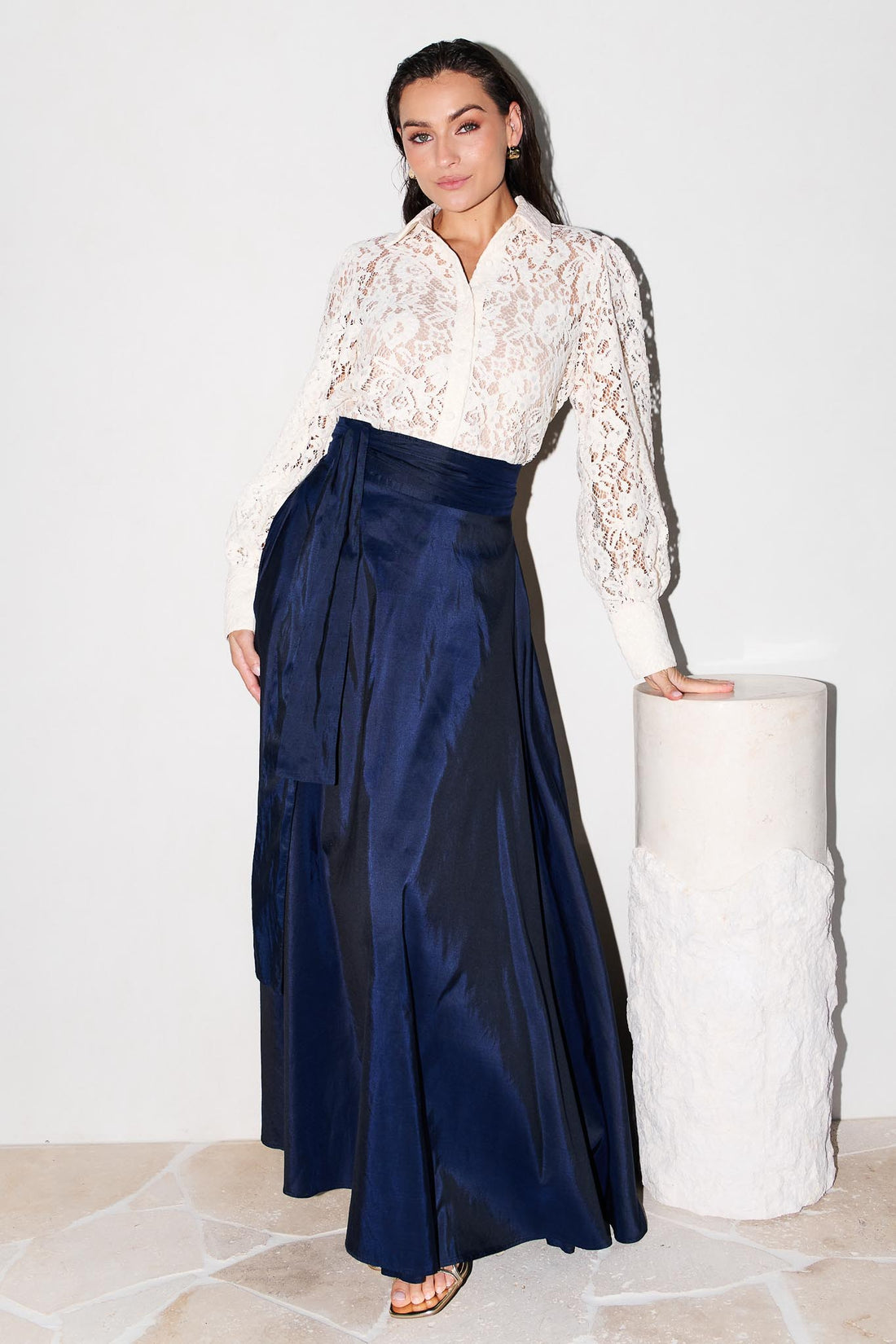 Soraya Lace Shirt - Cream