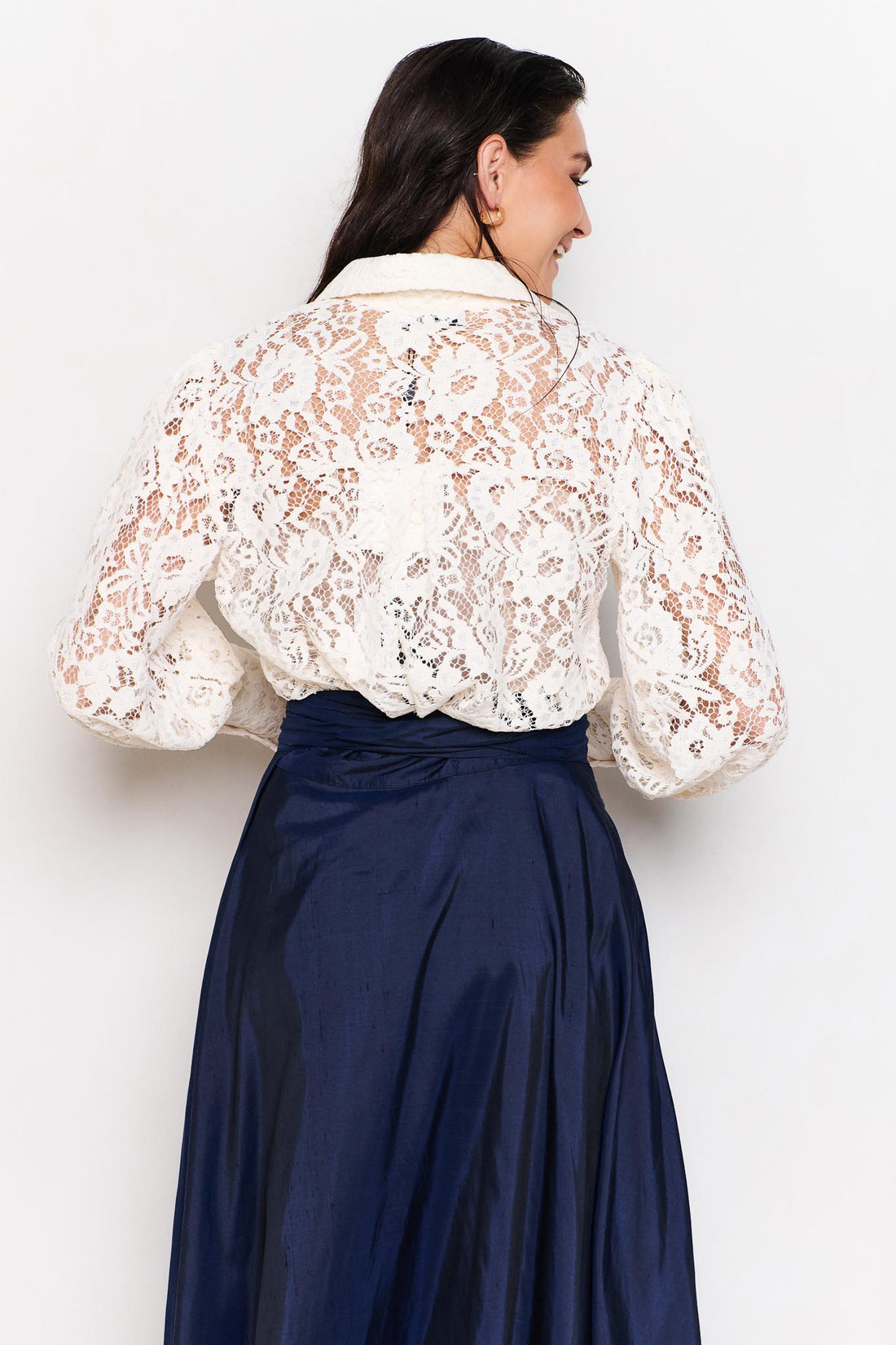 Soraya Lace Shirt - Cream
