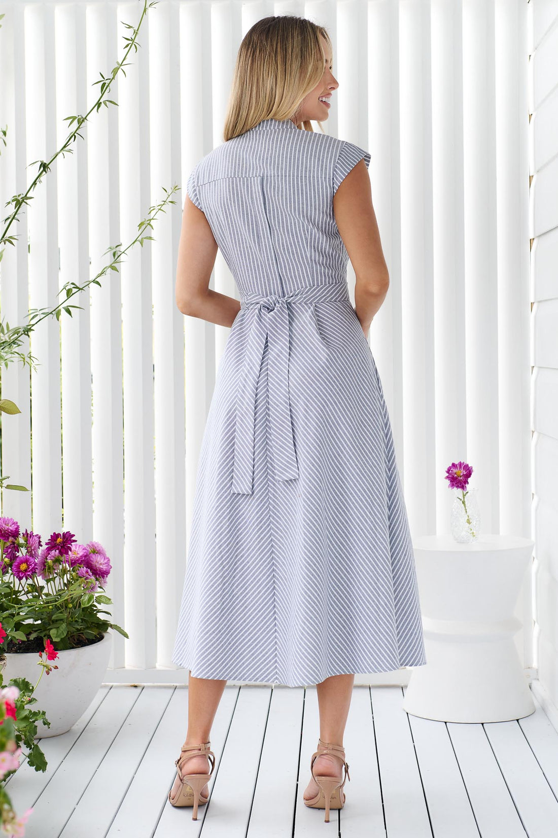 Stevie Shirt Dress - Mist