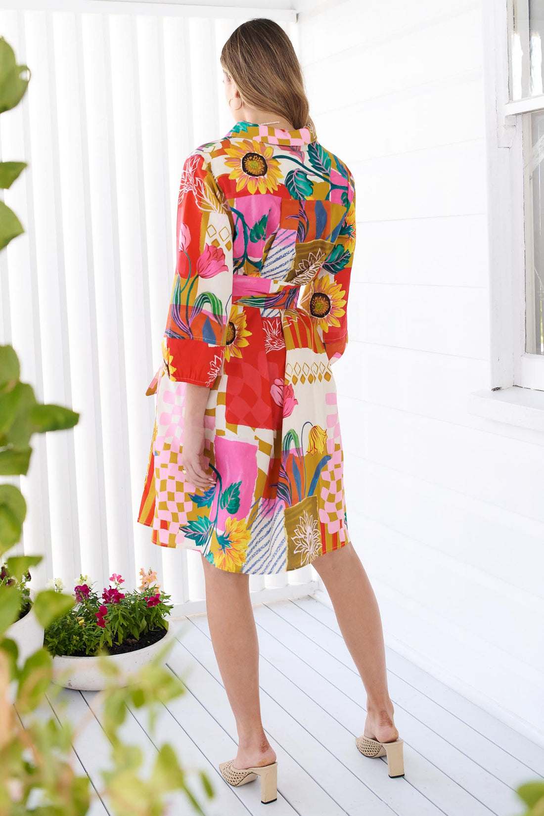 Sunburst Cotton Dress - FINAL SALE