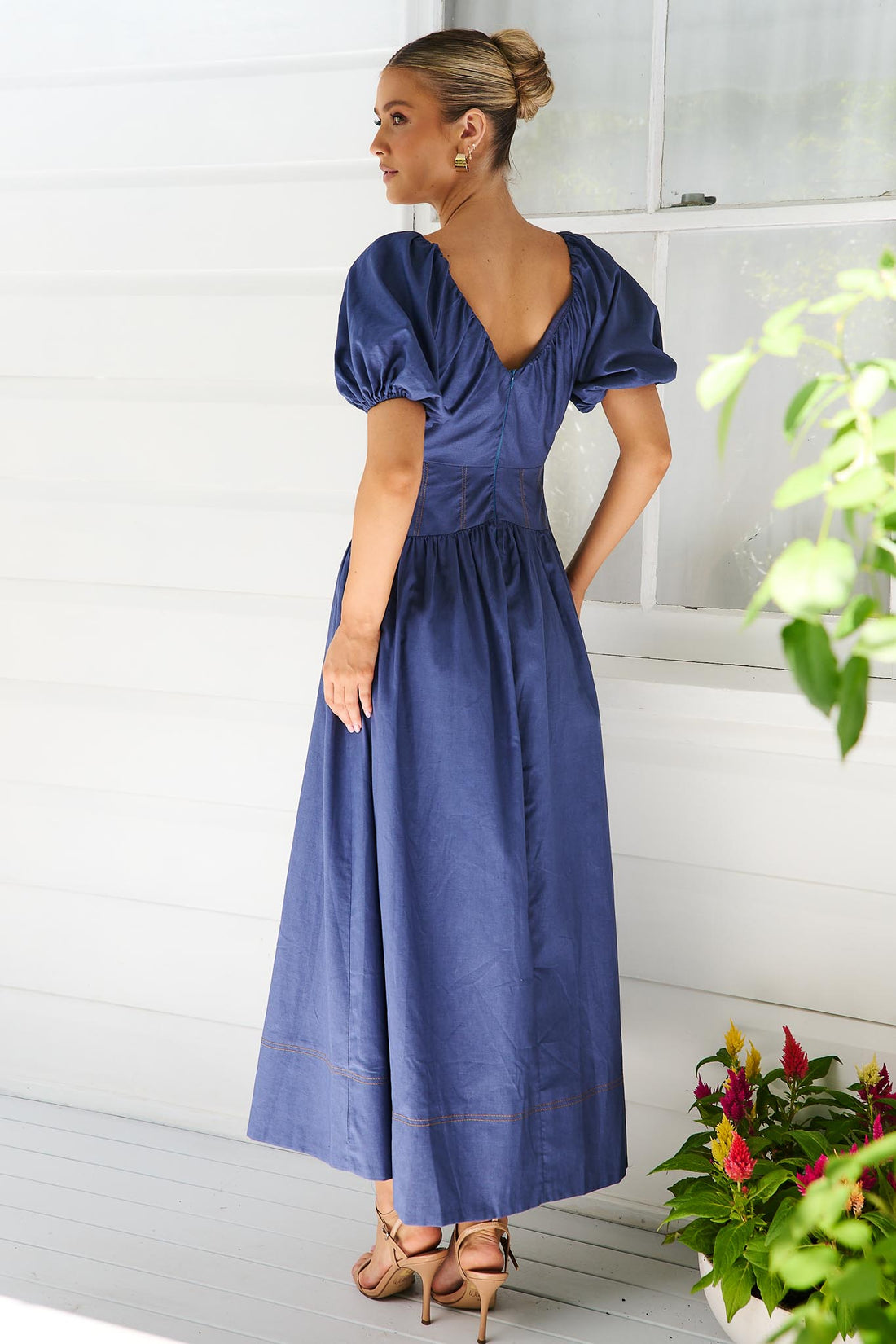 Taya Maxi Dress - Navy - SALE