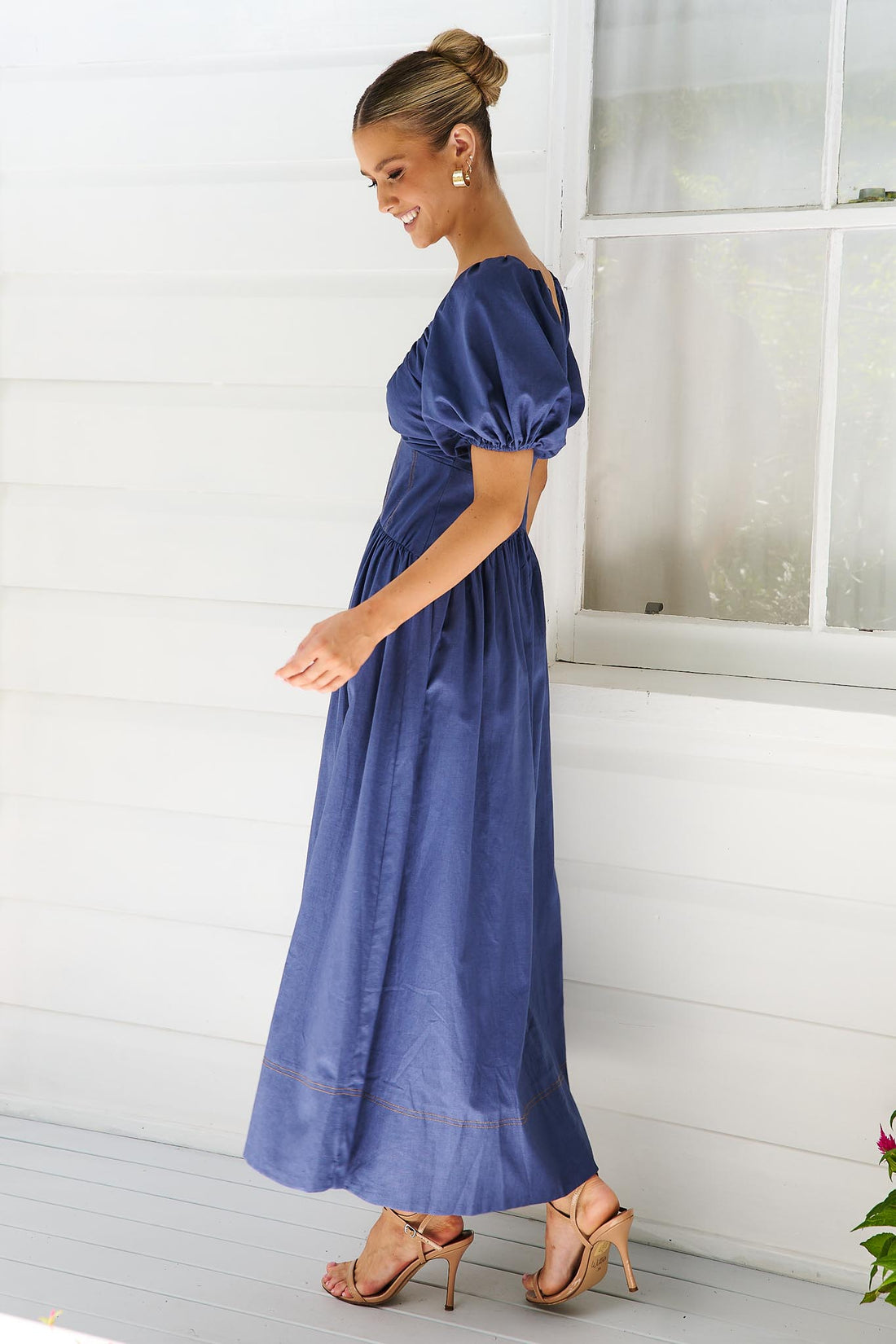 Taya Maxi Dress - Navy - SALE