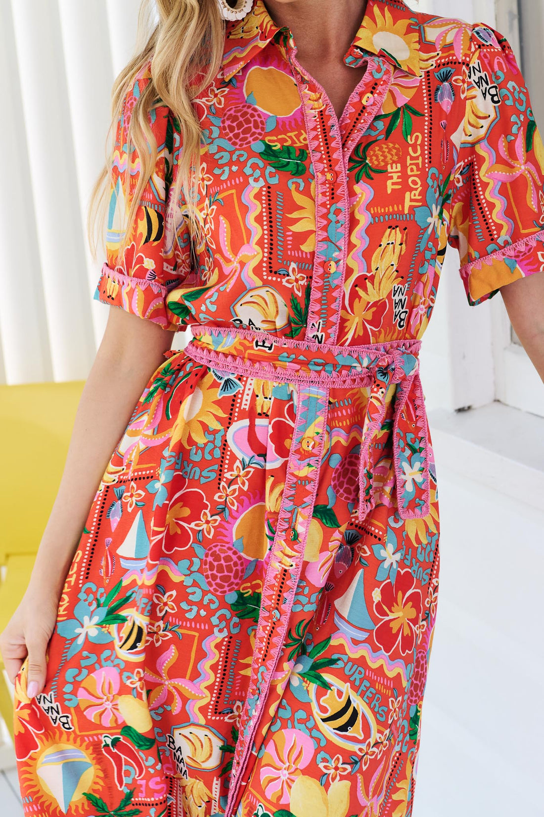 The Tropics Midi Dress