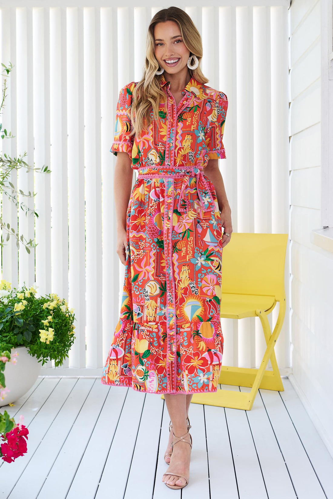 The Tropics Midi Dress