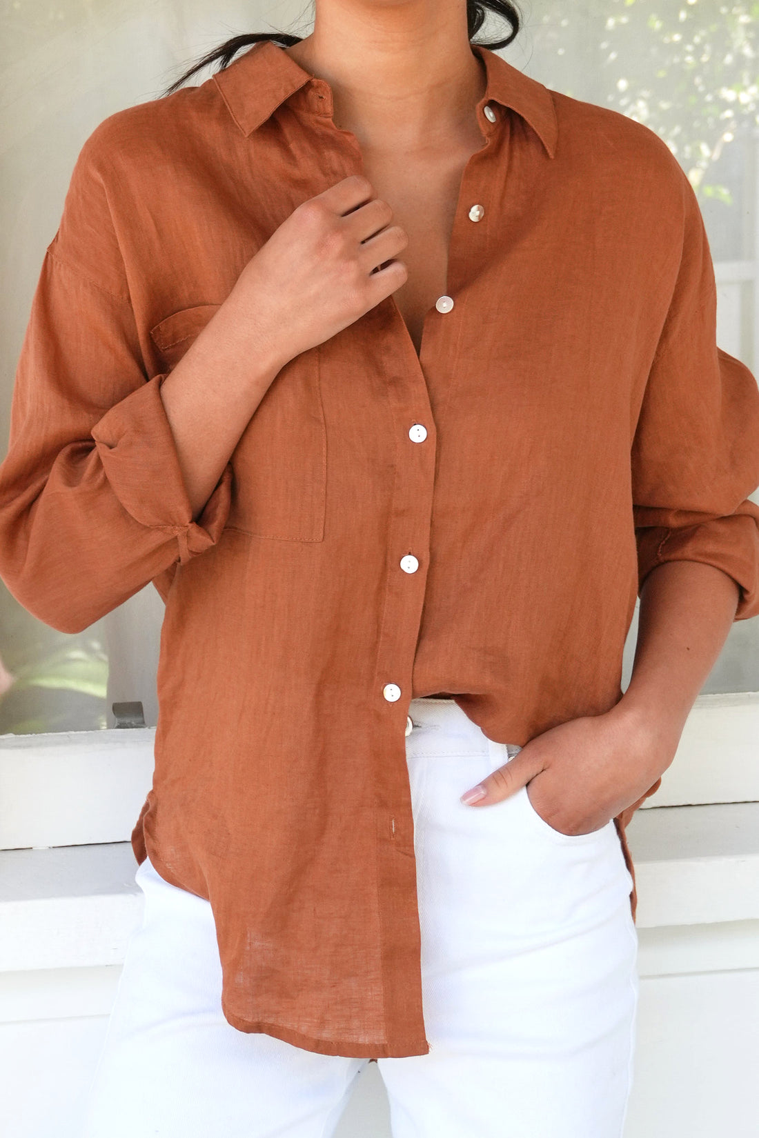 Thea Linen Shirt - SALE