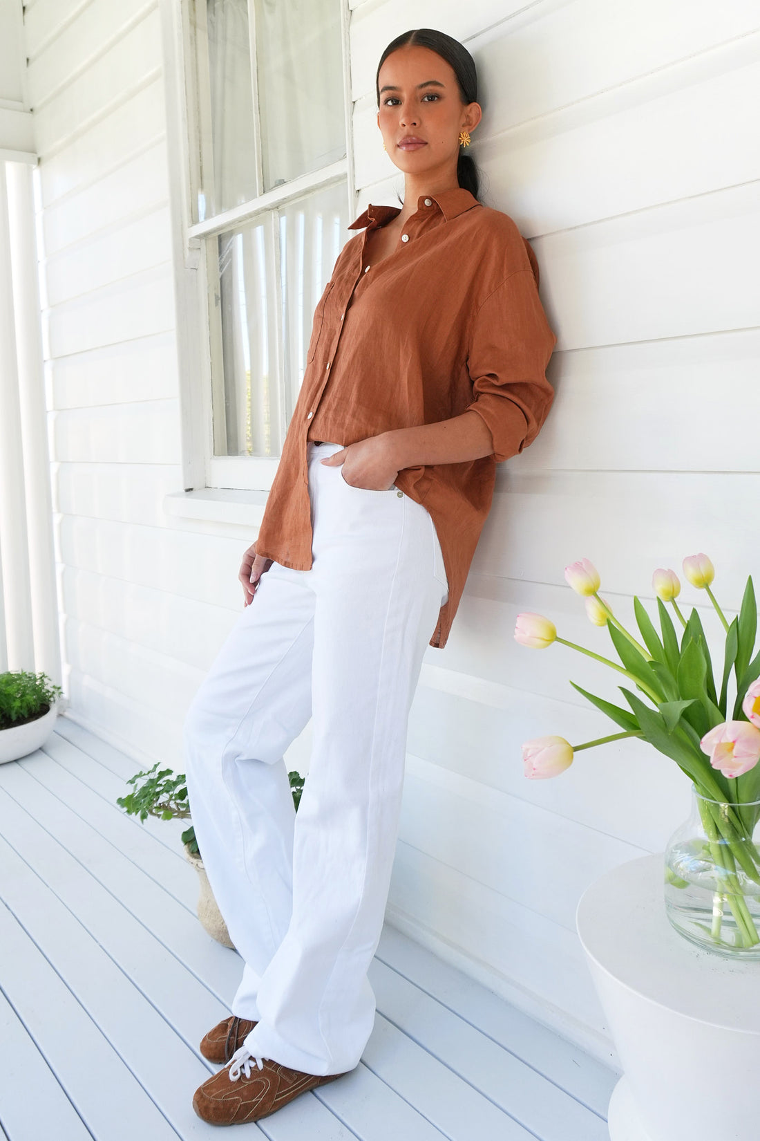 Thea Linen Shirt - SALE