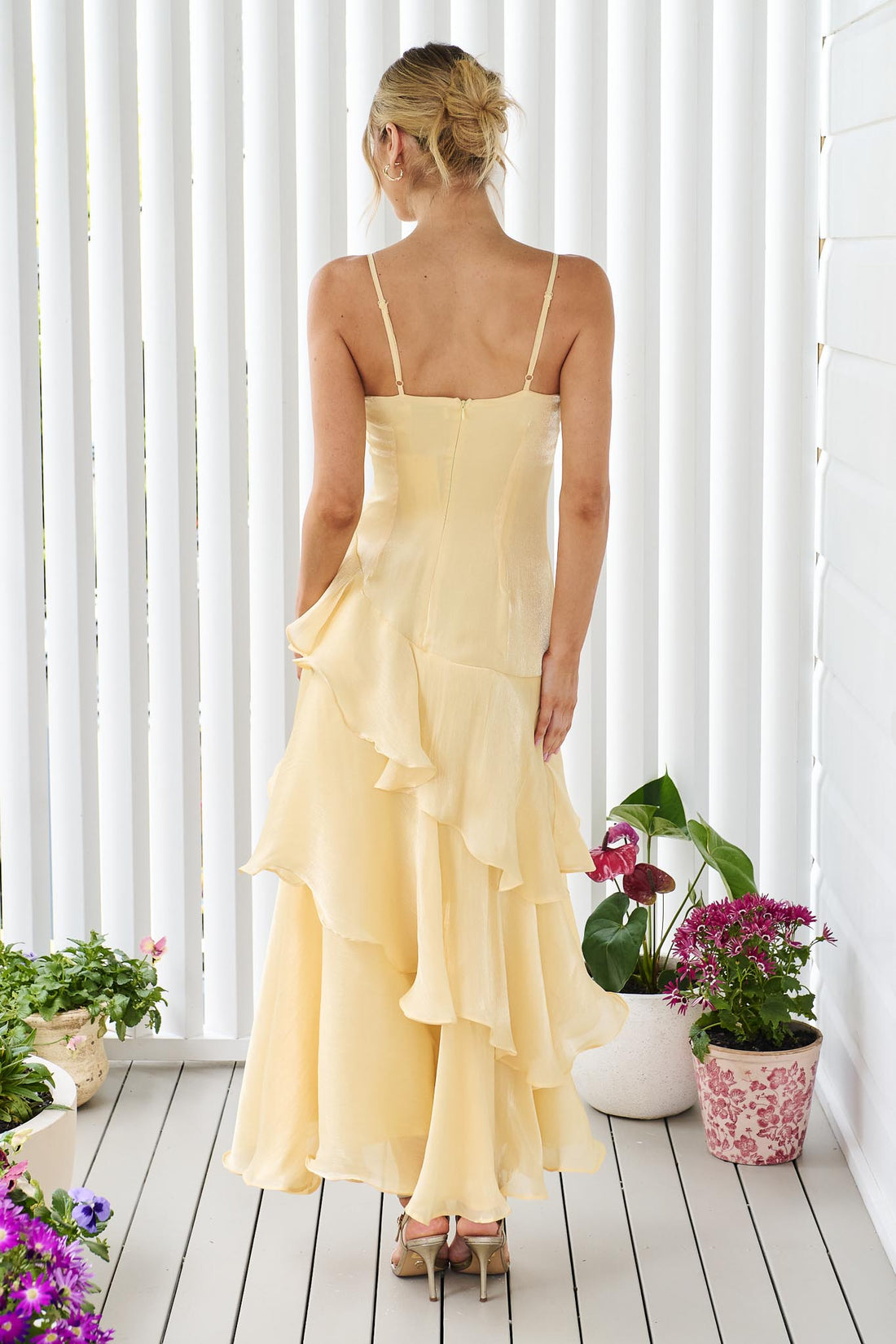 Monaco Maxi Dress - Lemon Sorbet