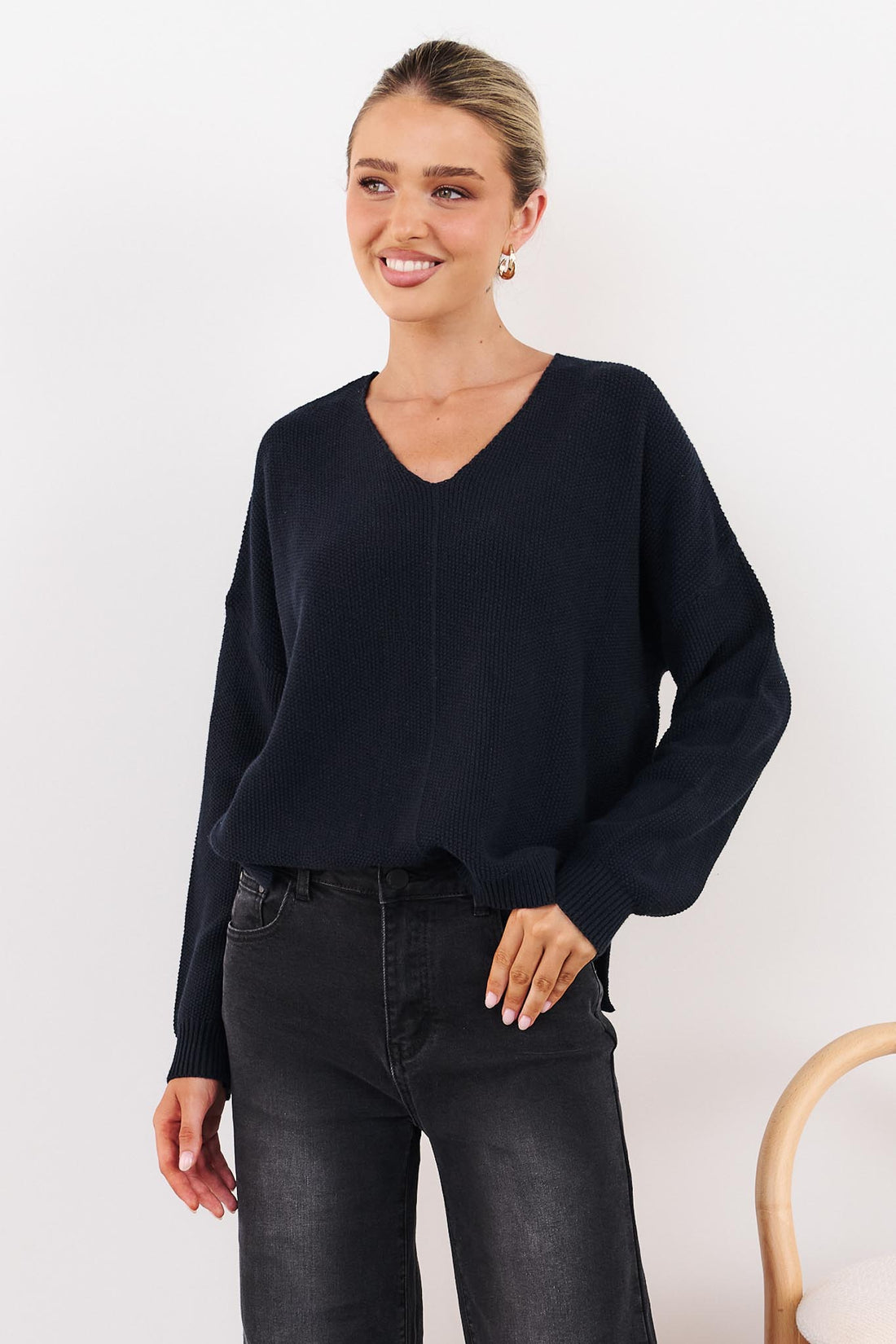 Tilly Knit - Navy