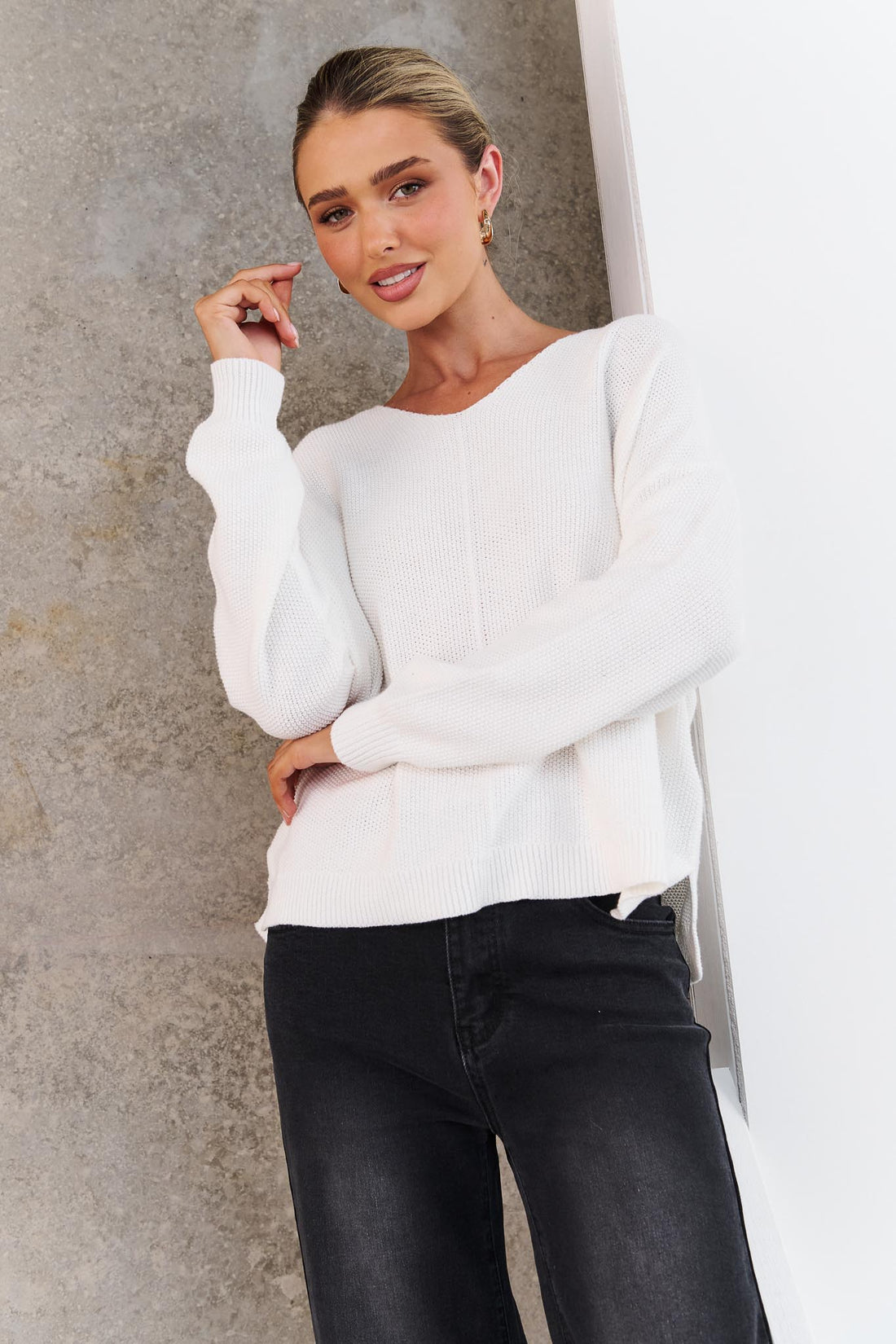 Tilly Knit - White
