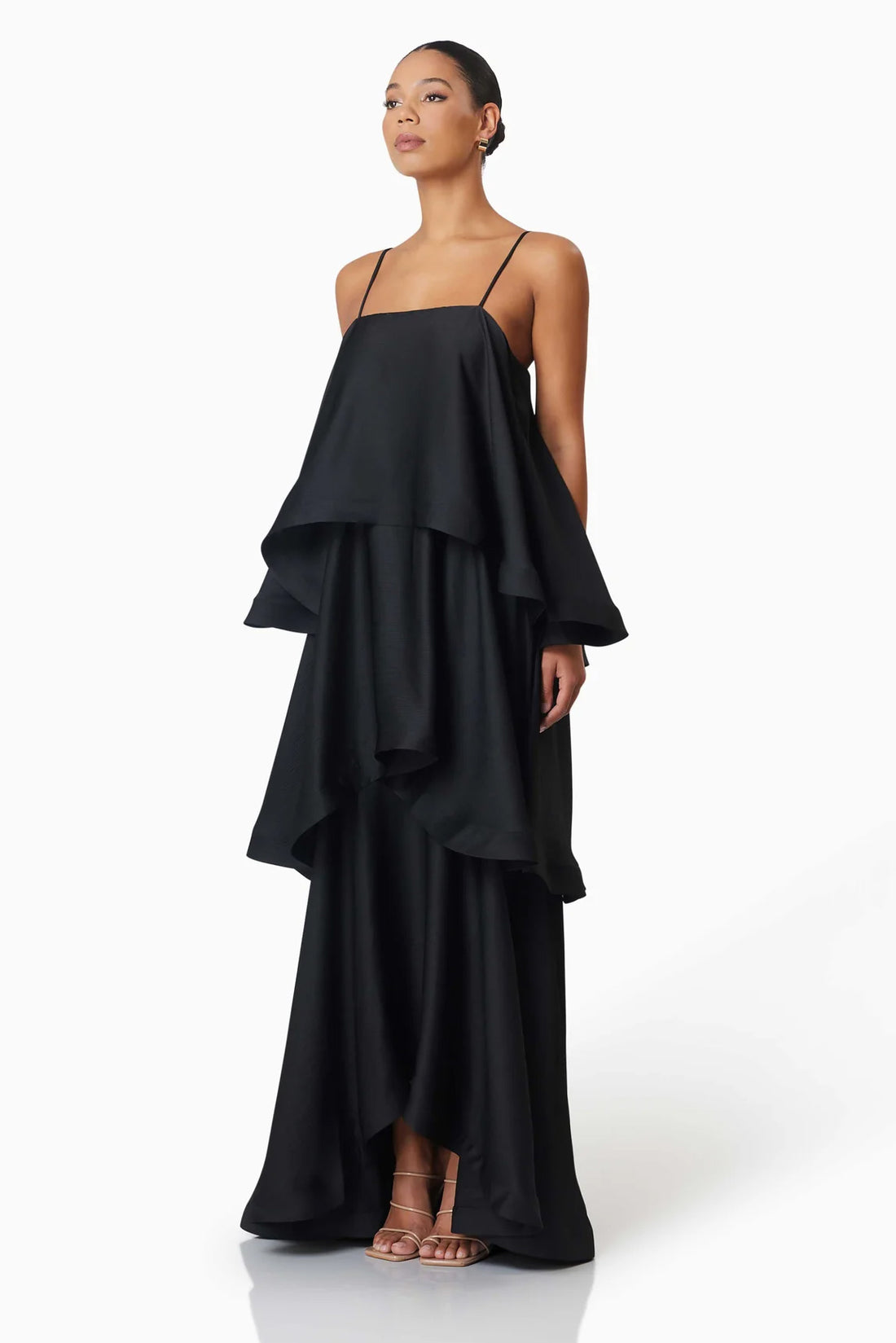 ELLIATT | Tilly Tiered Maxi Dress - Black
