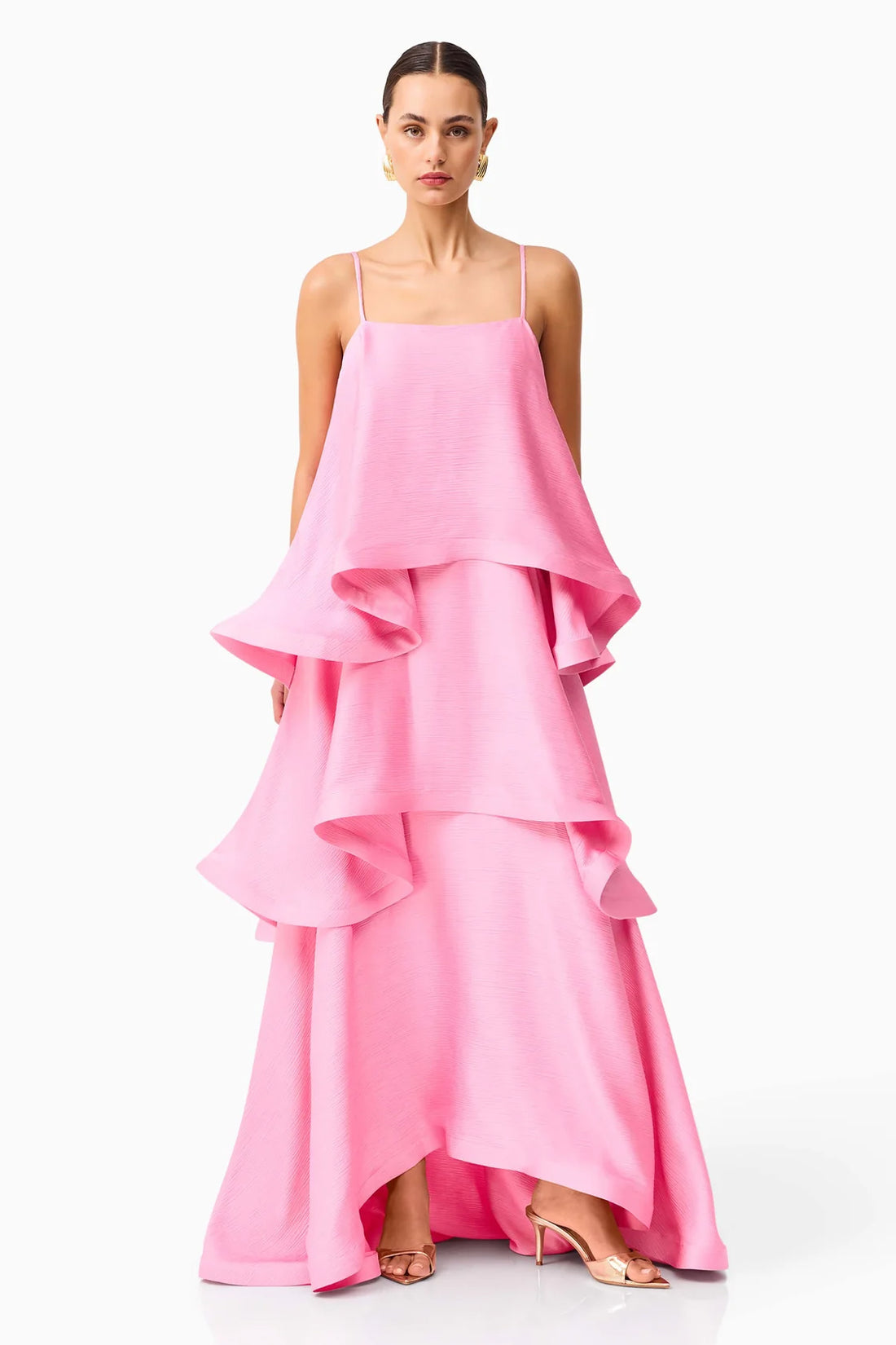 ELLIATT | Tilly Tiered Maxi Dress - Pink