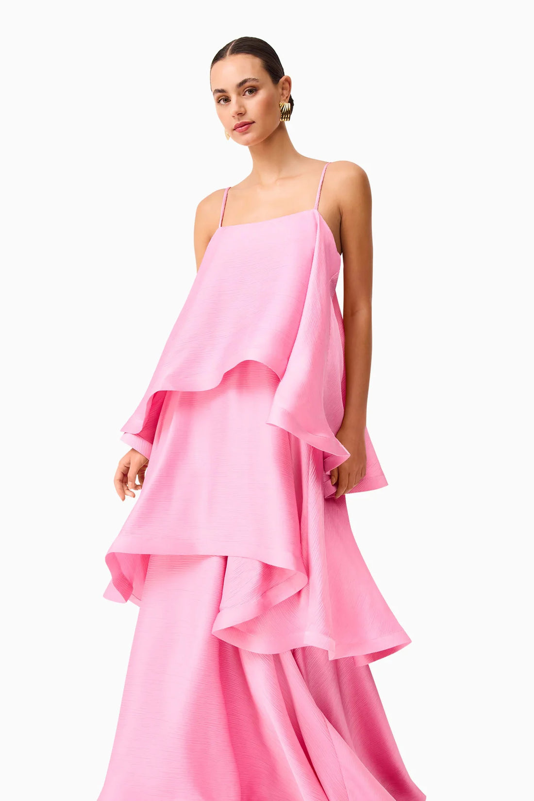 ELLIATT | Tilly Tiered Maxi Dress - Pink