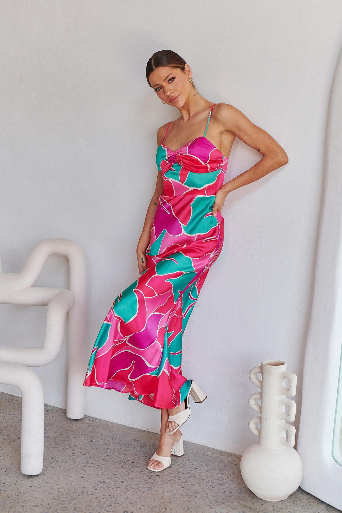 Tuscany Maxi Dress - Pink - FINAL SALE – minnie + MAXXIE