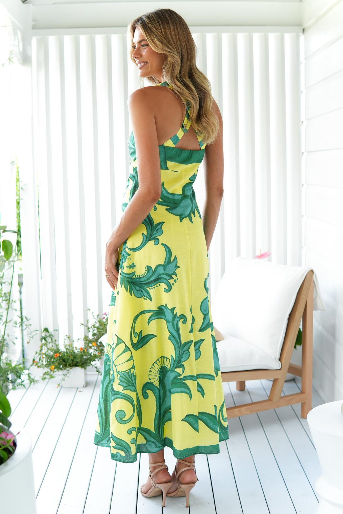 Zayna Maxi Dress - Olive Spritz - SALE