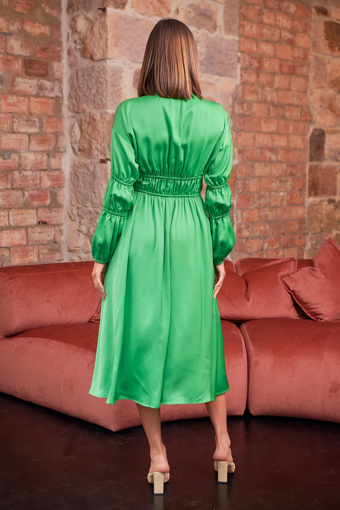 Aspen Dress - Green - FINAL SALE