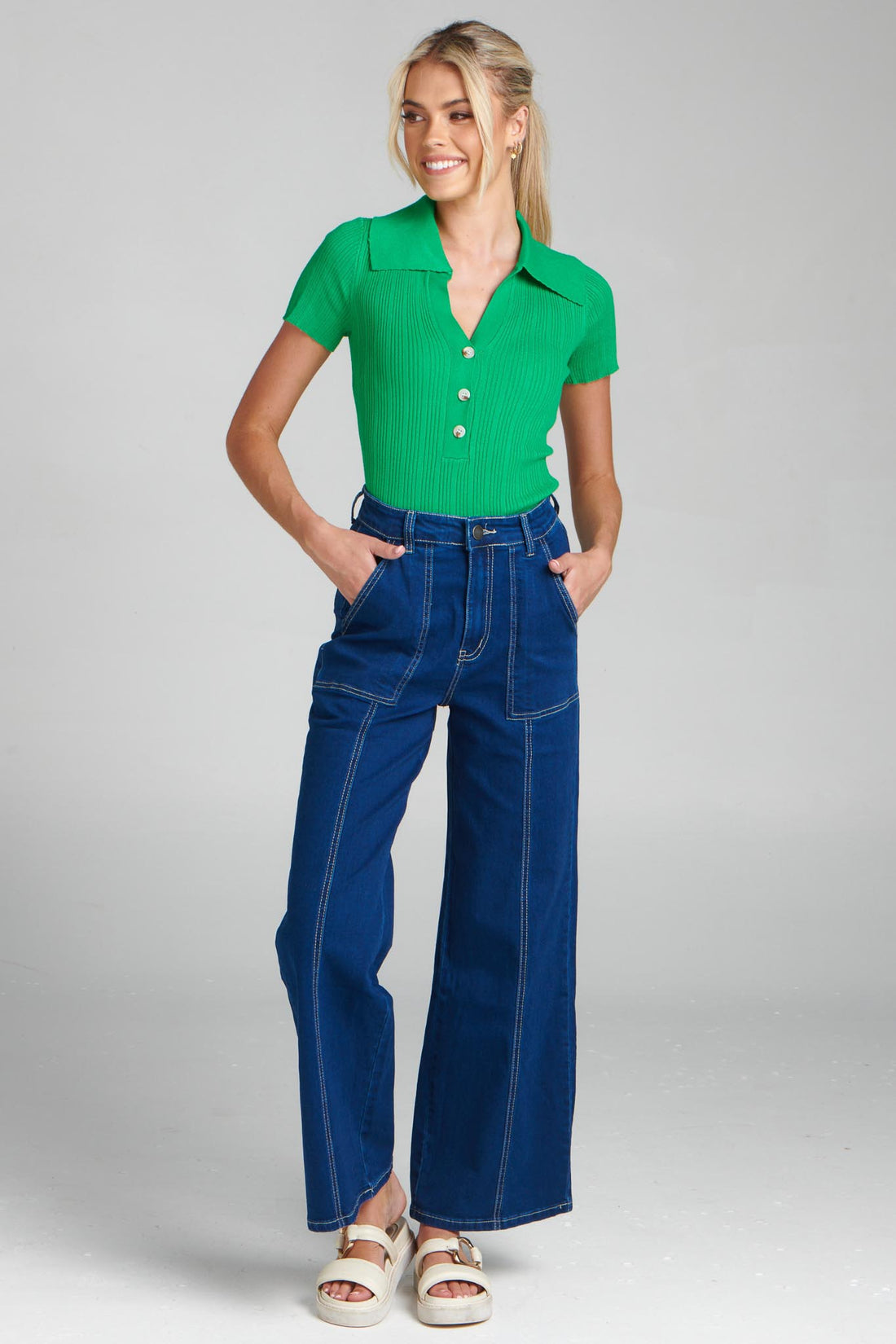 Callie Denim Flare Jeans