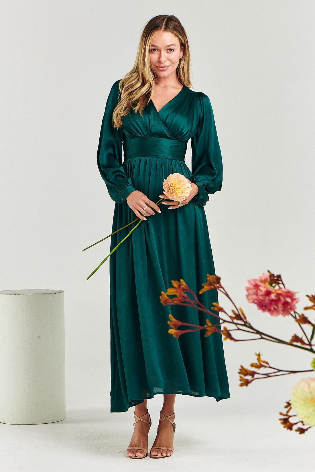 Sabelle Dress - Emerald Green