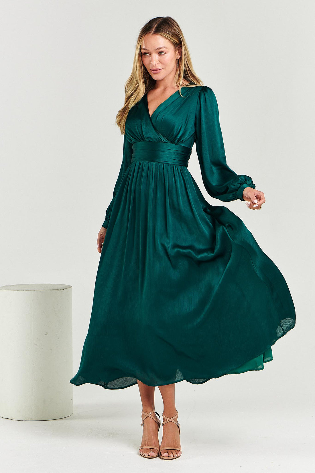 Sabelle Dress - Emerald Green